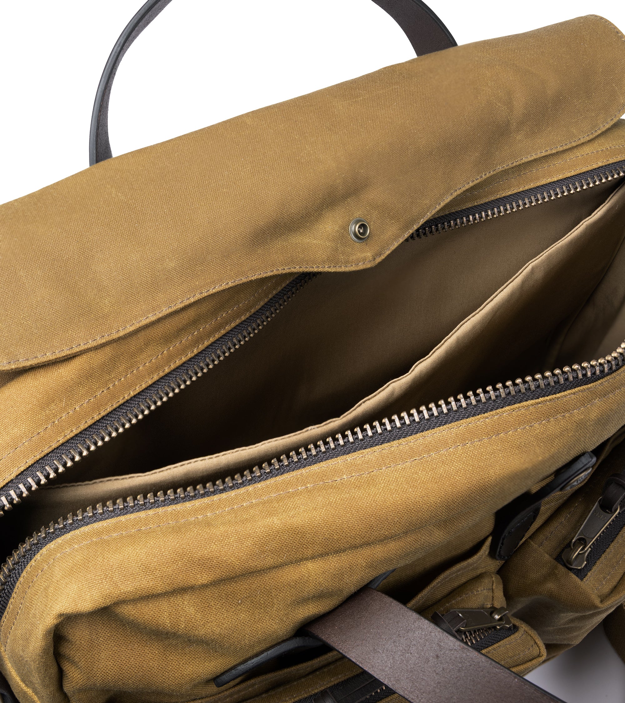 Filson 24hr Tincloth Briefcase: Tan