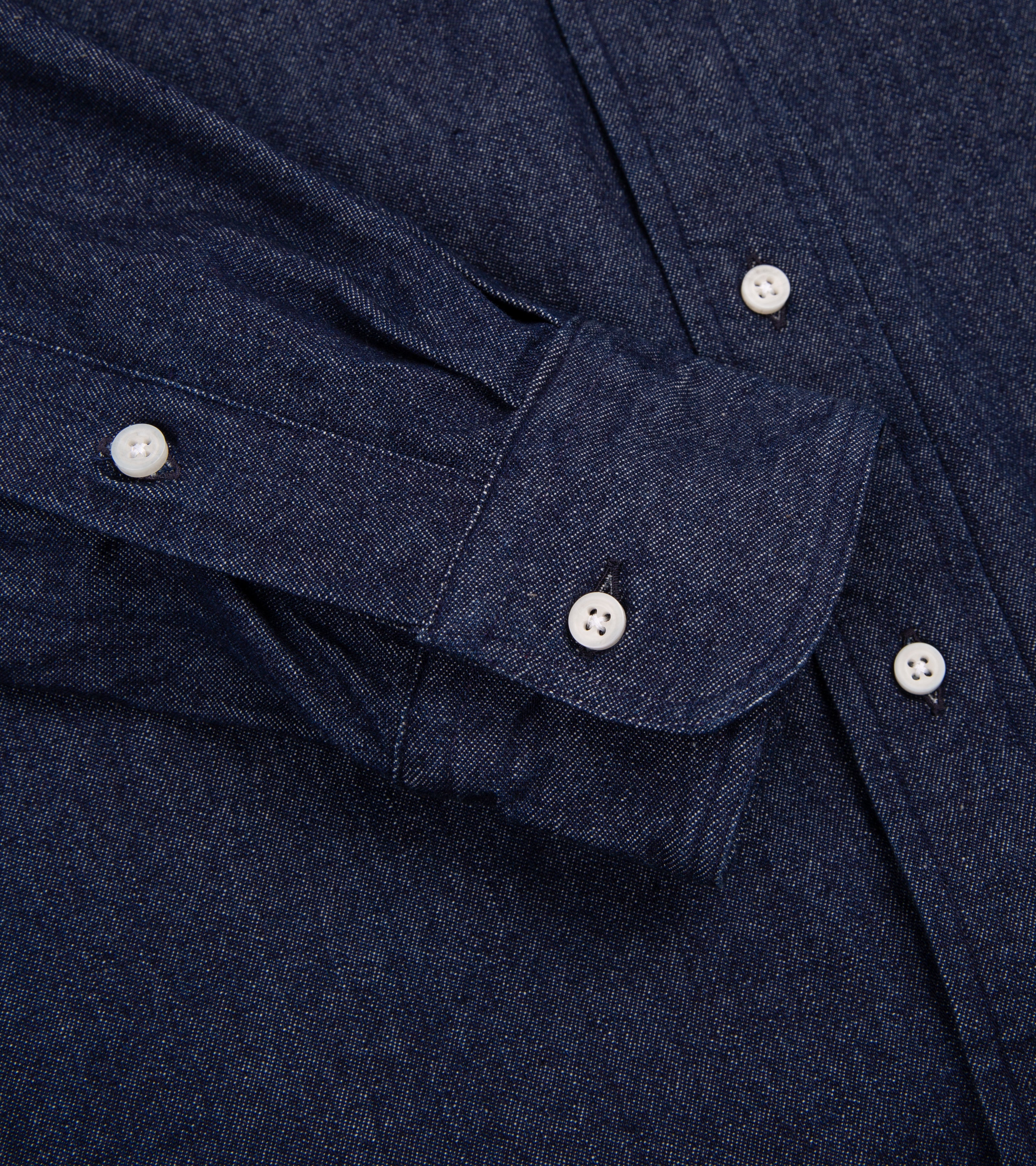 Gitman Vintage Denim Shirt: Dark Blue