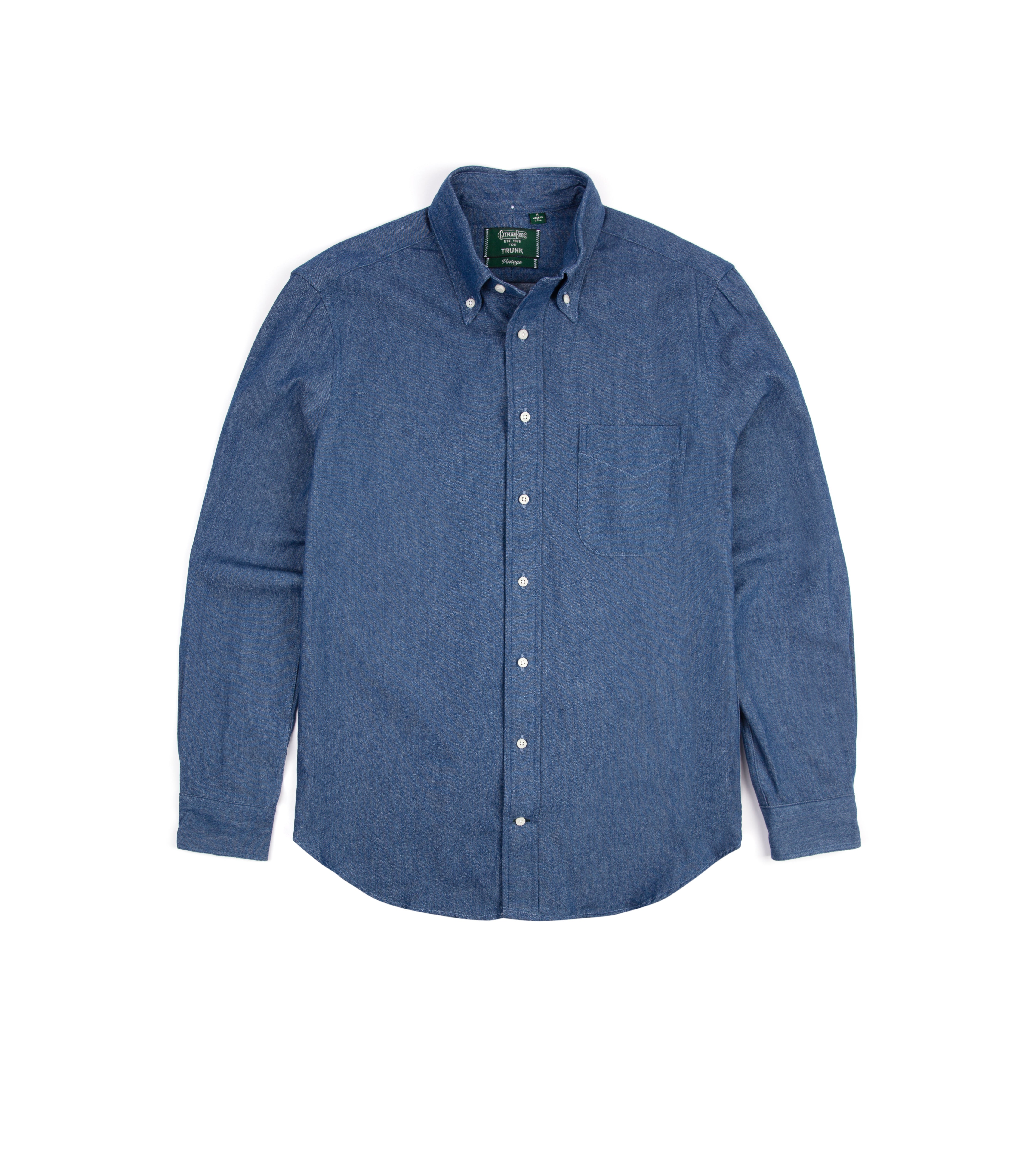 Gitman Vintage Denim Shirt: Light Blue
