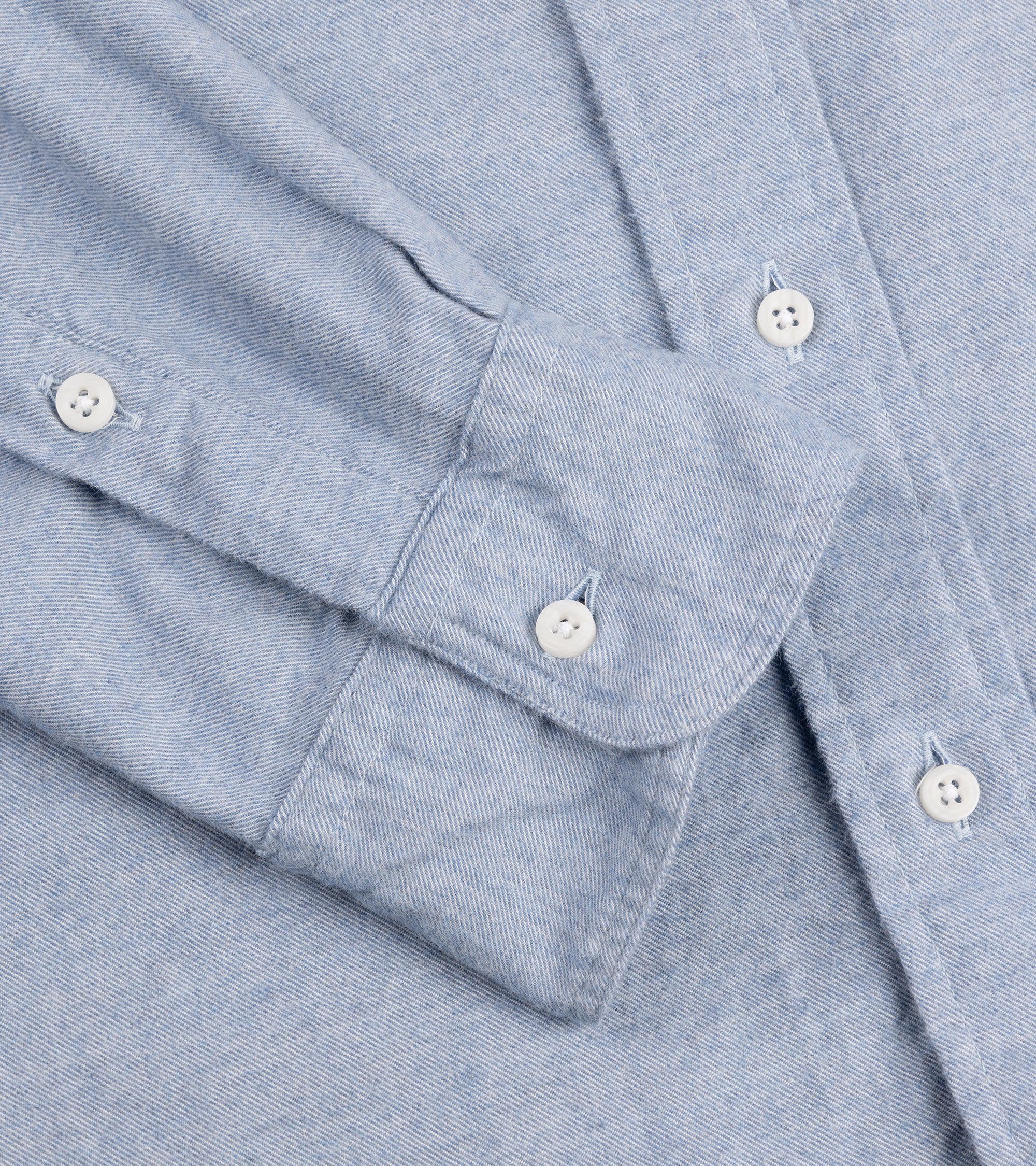 Gitman Vintage for Trunk Cotton Cashmere Flannel Shirt: Blue