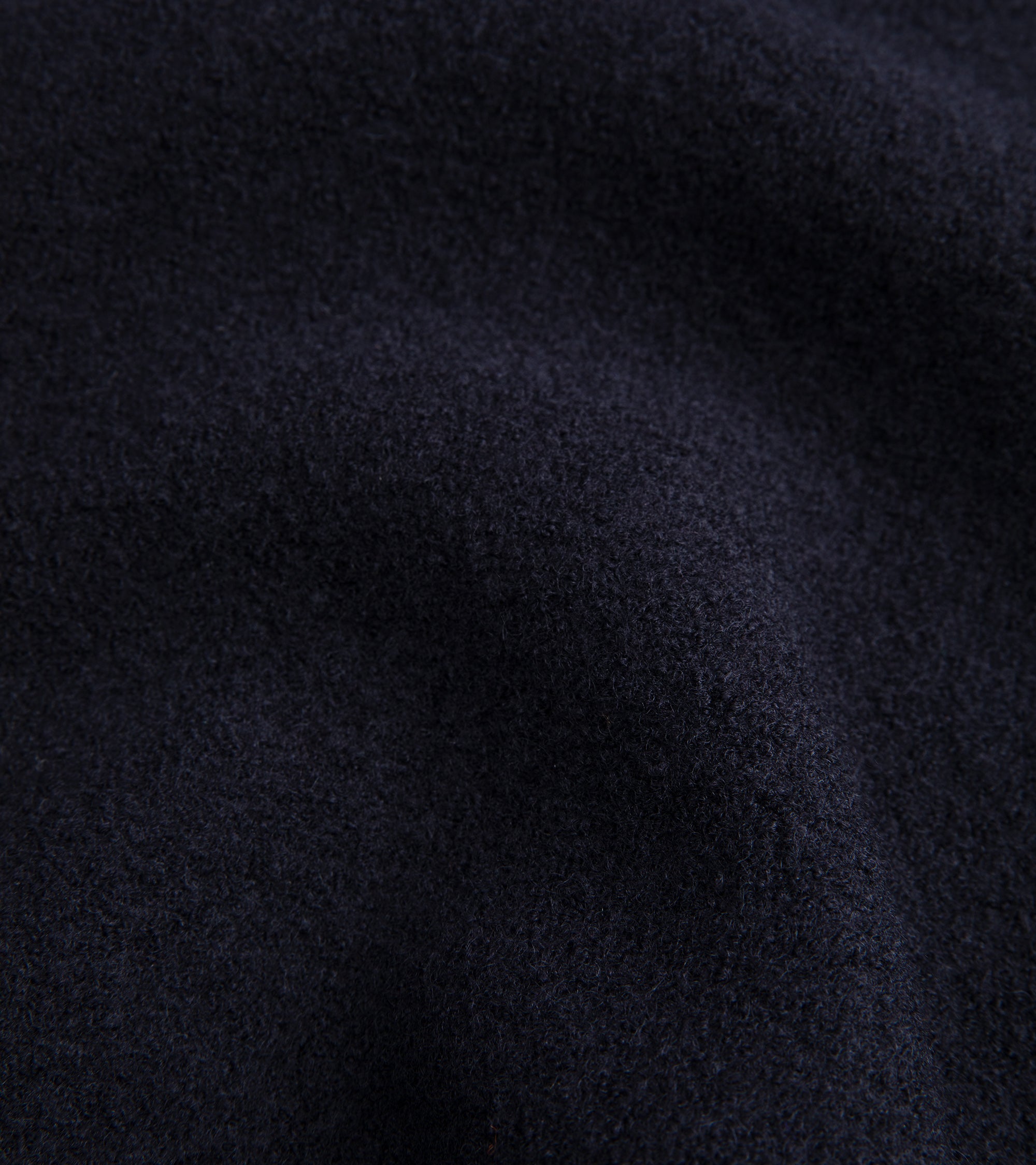 Harris Wharf Boiled Wool Raglan Coat: Navy