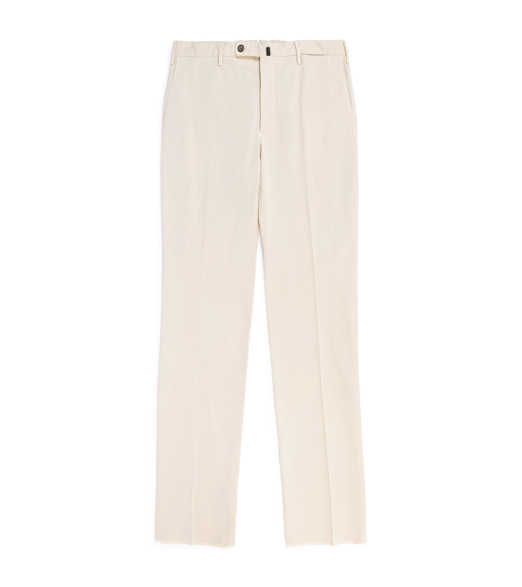 Incotex Regular Fit Royal Batavia Cotton Trousers: Cream