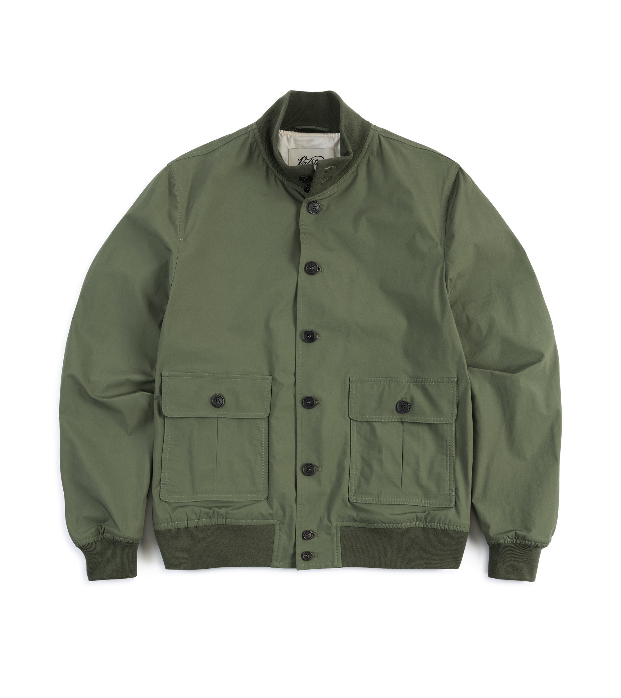 Valstar Size 46 オリーブ色 ジャンパー Valstar Valstarino Cotton Poplin Jacket: Green