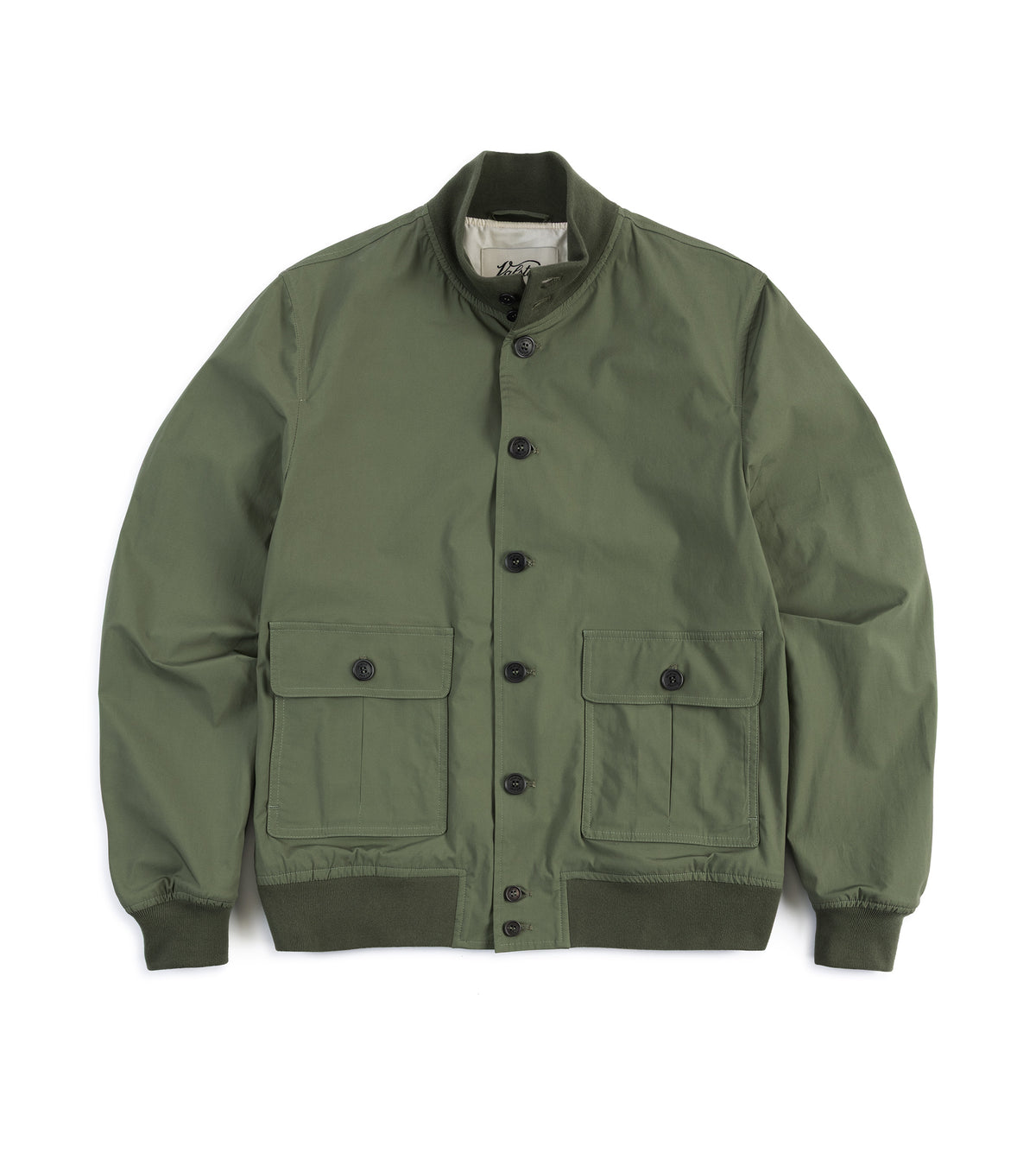 VALSTAR / Cotton Nylon Driving Blouson GREEN 46