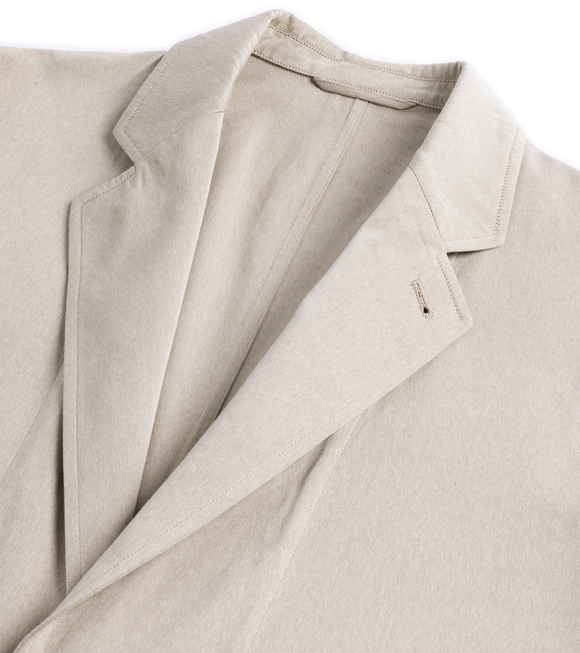 Kaptain Sunshine Cotton Gabardine Take Easy Jacket: Taupe