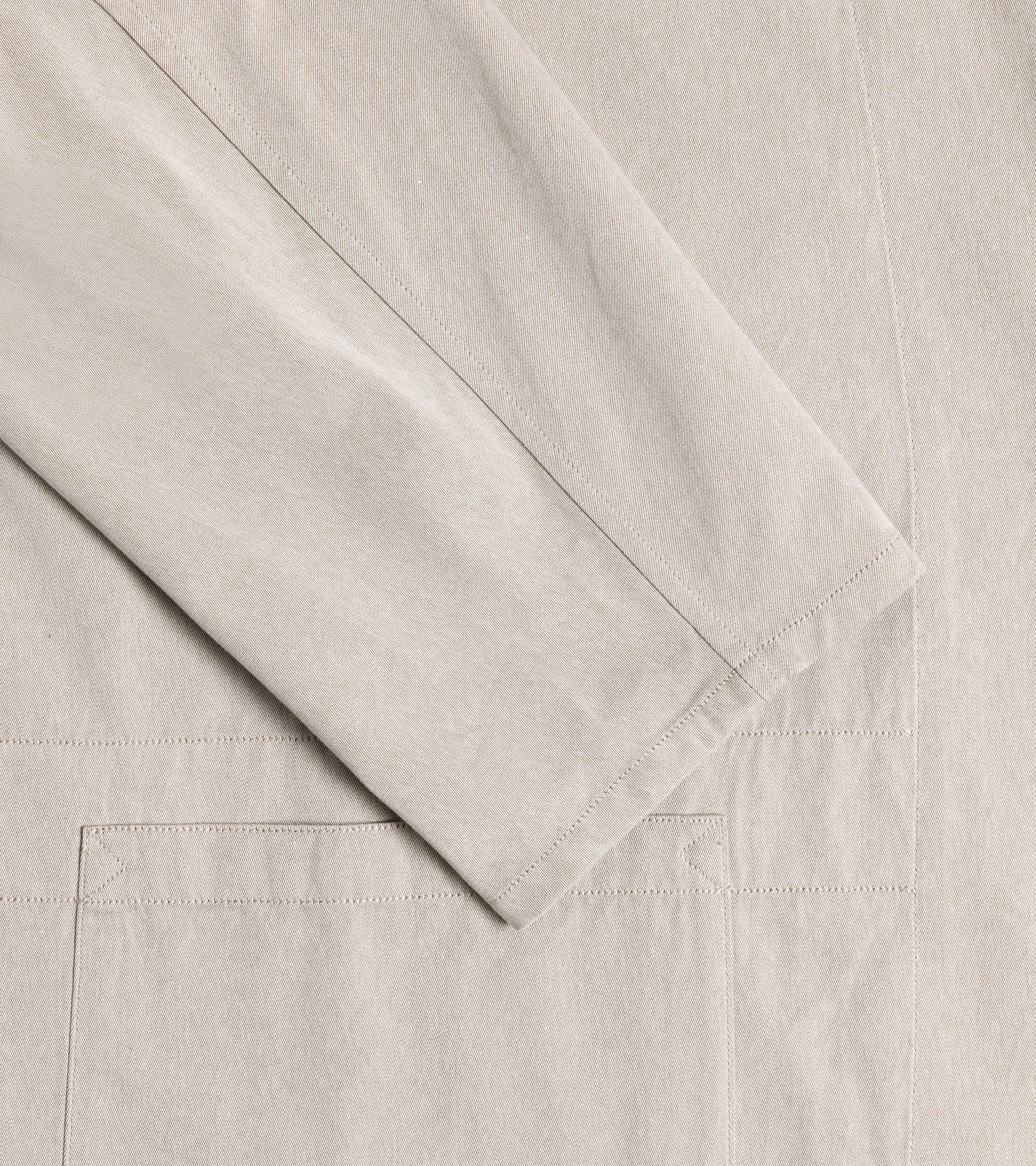 Kaptain Sunshine Cotton Gabardine Take Easy Jacket: Taupe