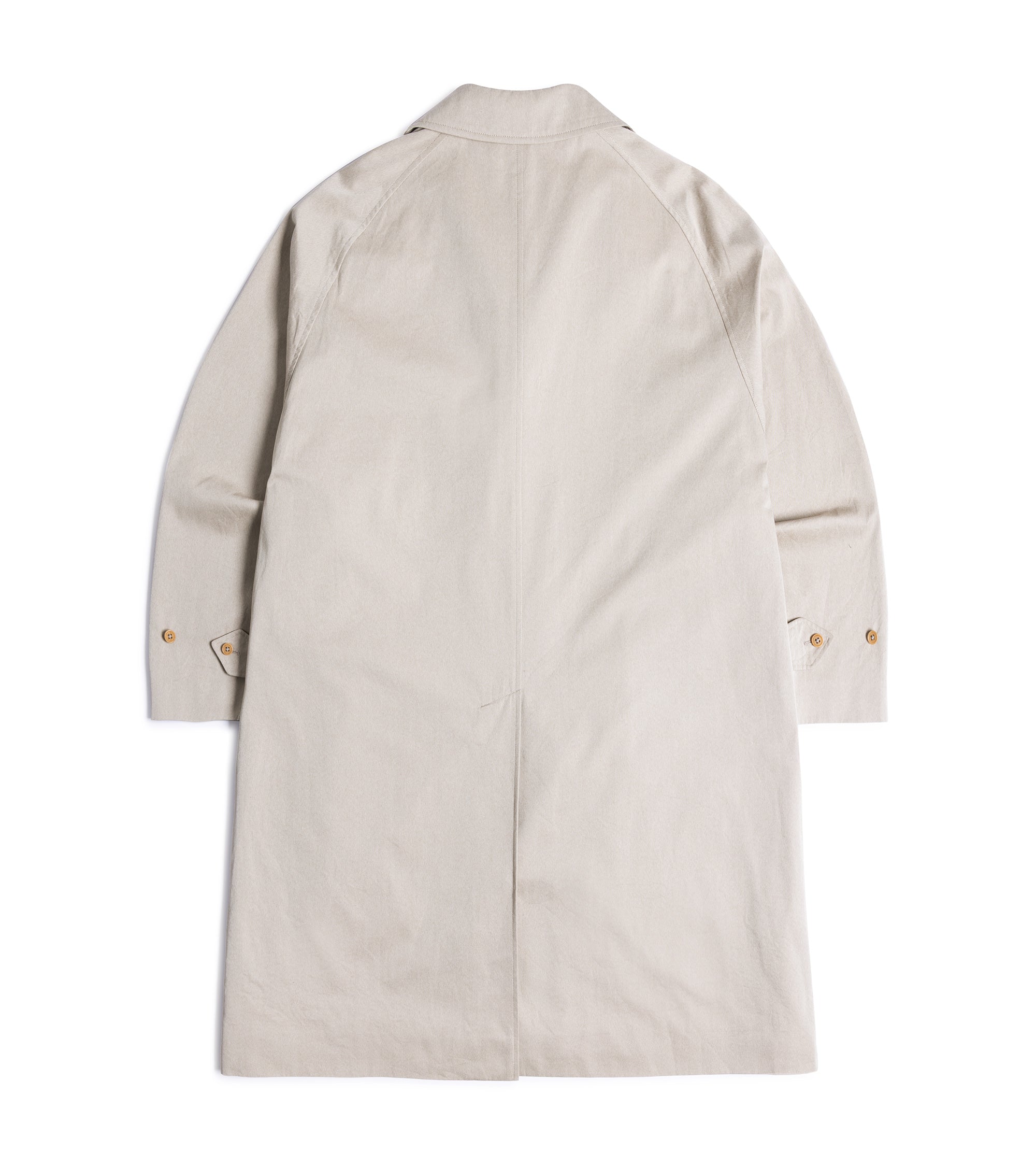 Kaptain Sunshine Cotton Gabardine Walker Coat: Taupe