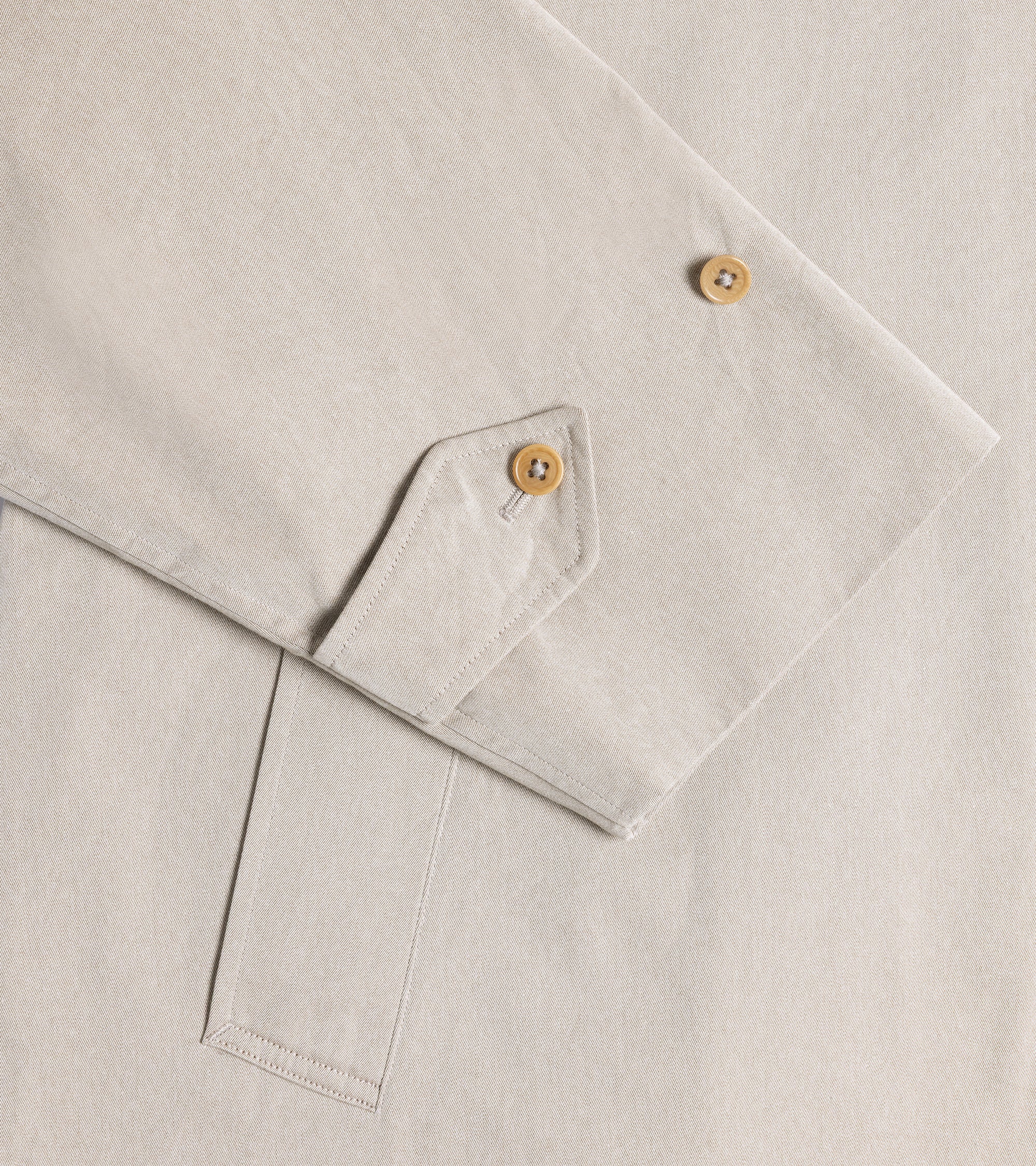 Kaptain Sunshine Cotton Gabardine Walker Coat: Taupe