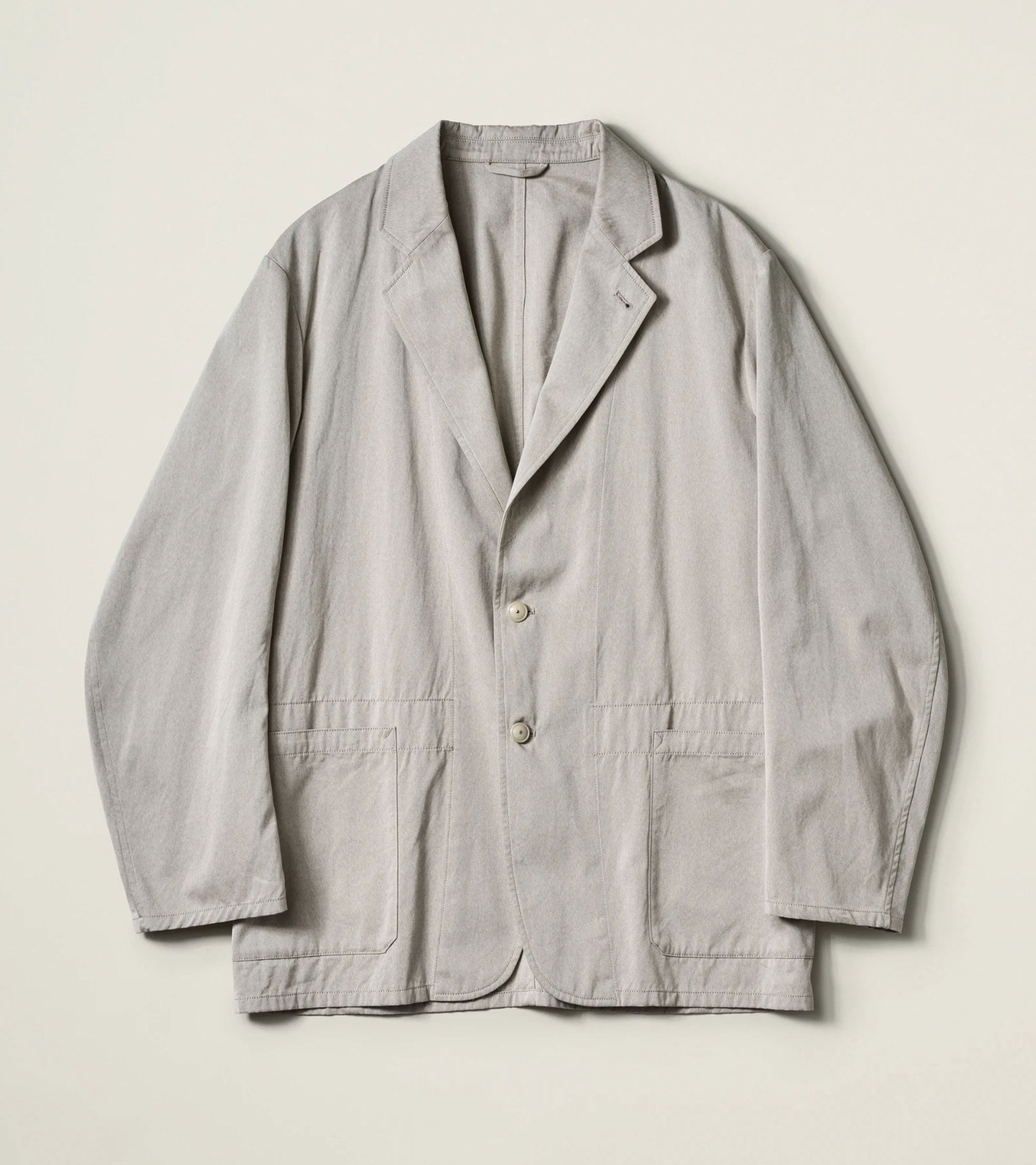 Kaptain Sunshine Cotton Gabardine Take Easy Jacket: Taupe