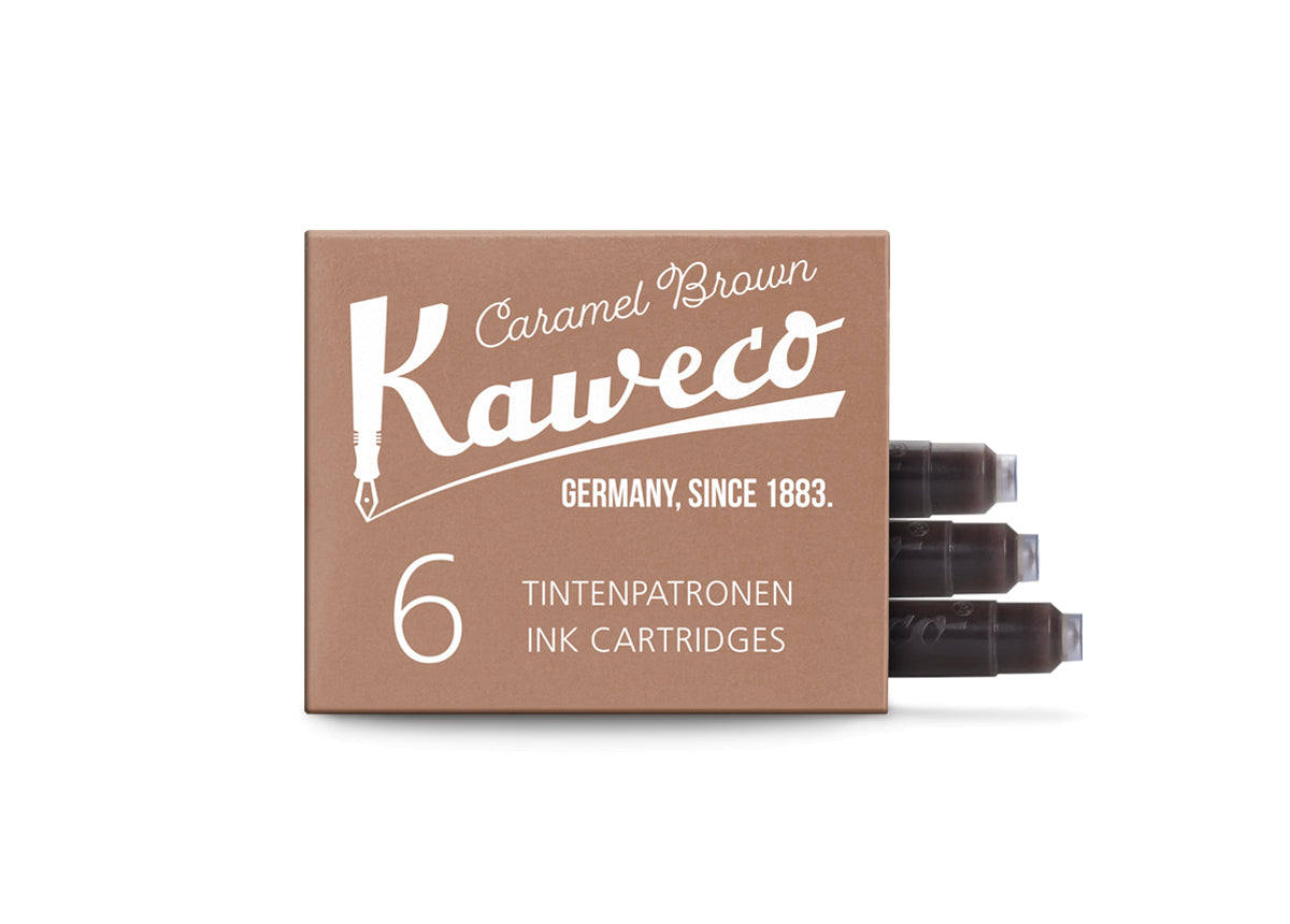 Kaweco Ink Cartridges: Caramel Brown (x6)
