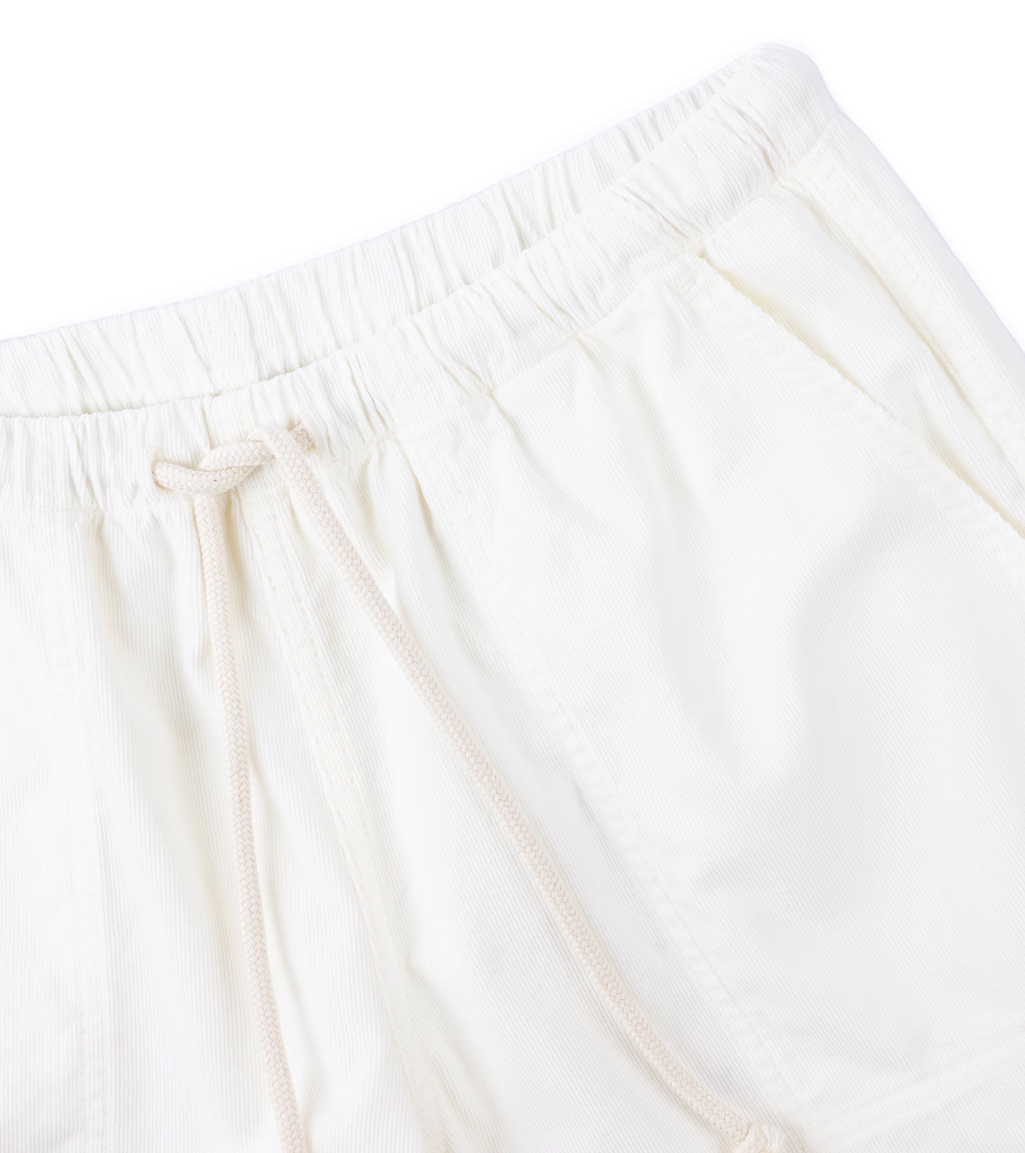 La Paz Formigal Baby Cord Beach Shorts: Off White