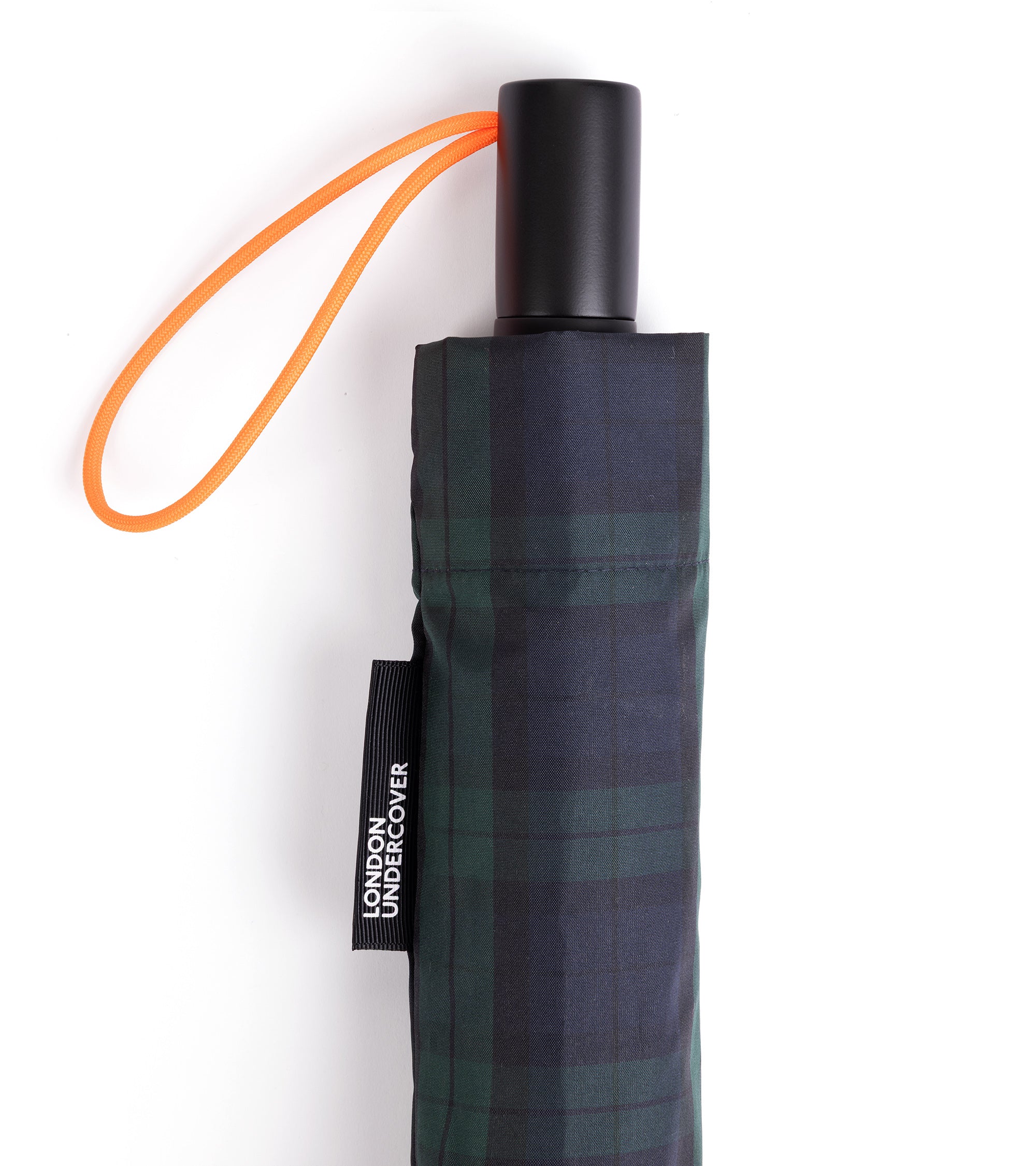 London Undercover Auto Push Button Compact Umbrella: Blackwatch