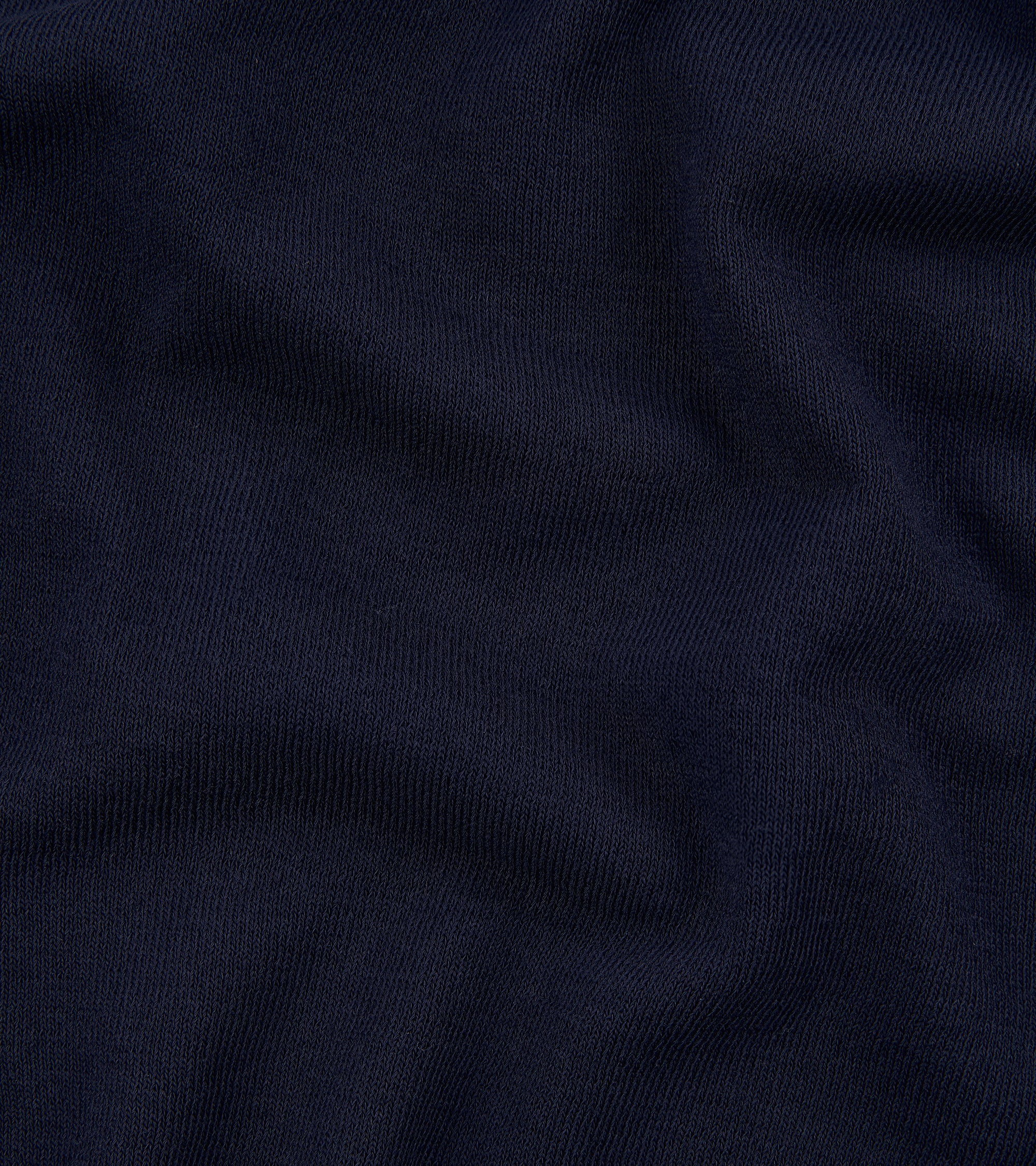 Mooncastle Ice Cotton Knit Skipper Shirt: Navy