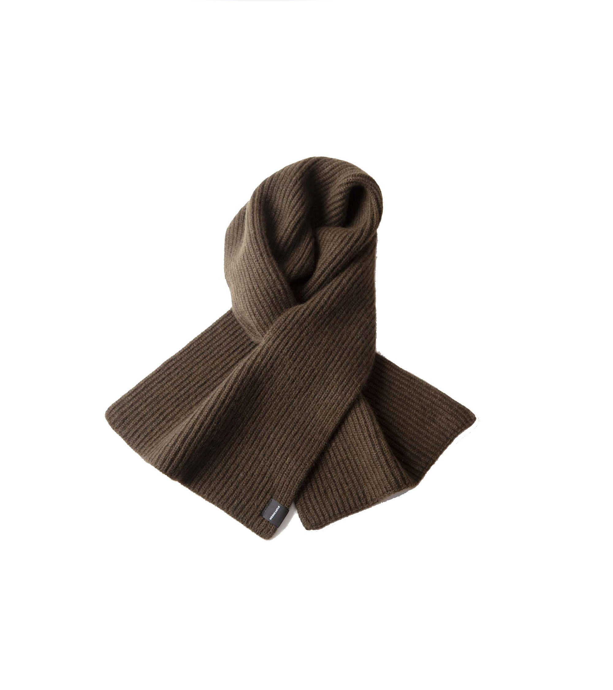 Mooncastle Cashmere Short Scarf: Moss Green