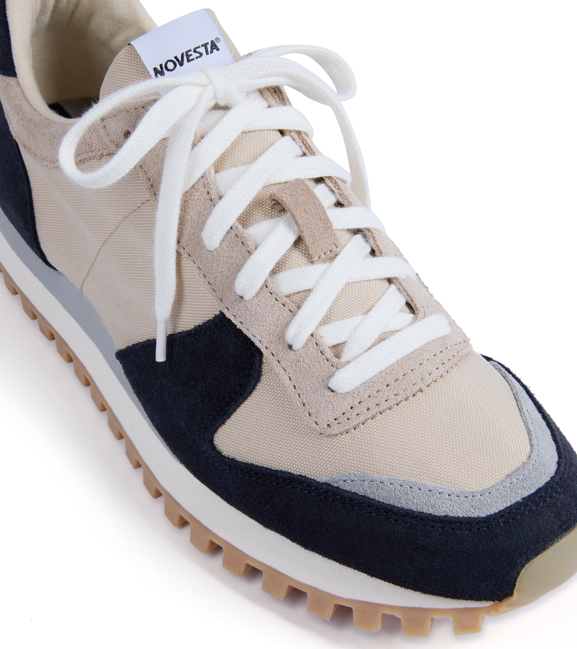 Novesta Marathon Running Sneaker: Navy