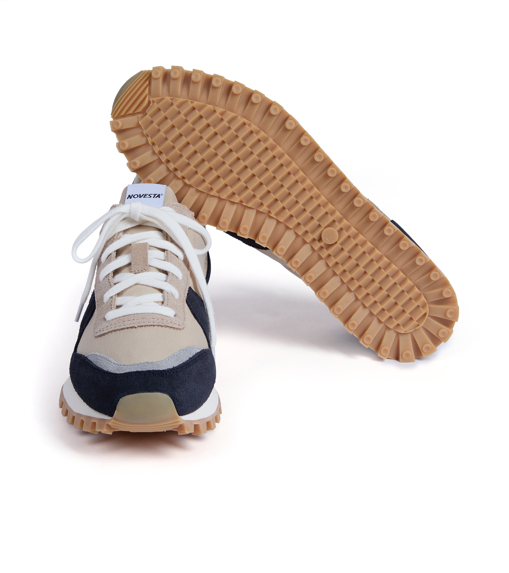 Novesta Marathon Running Sneaker: Navy