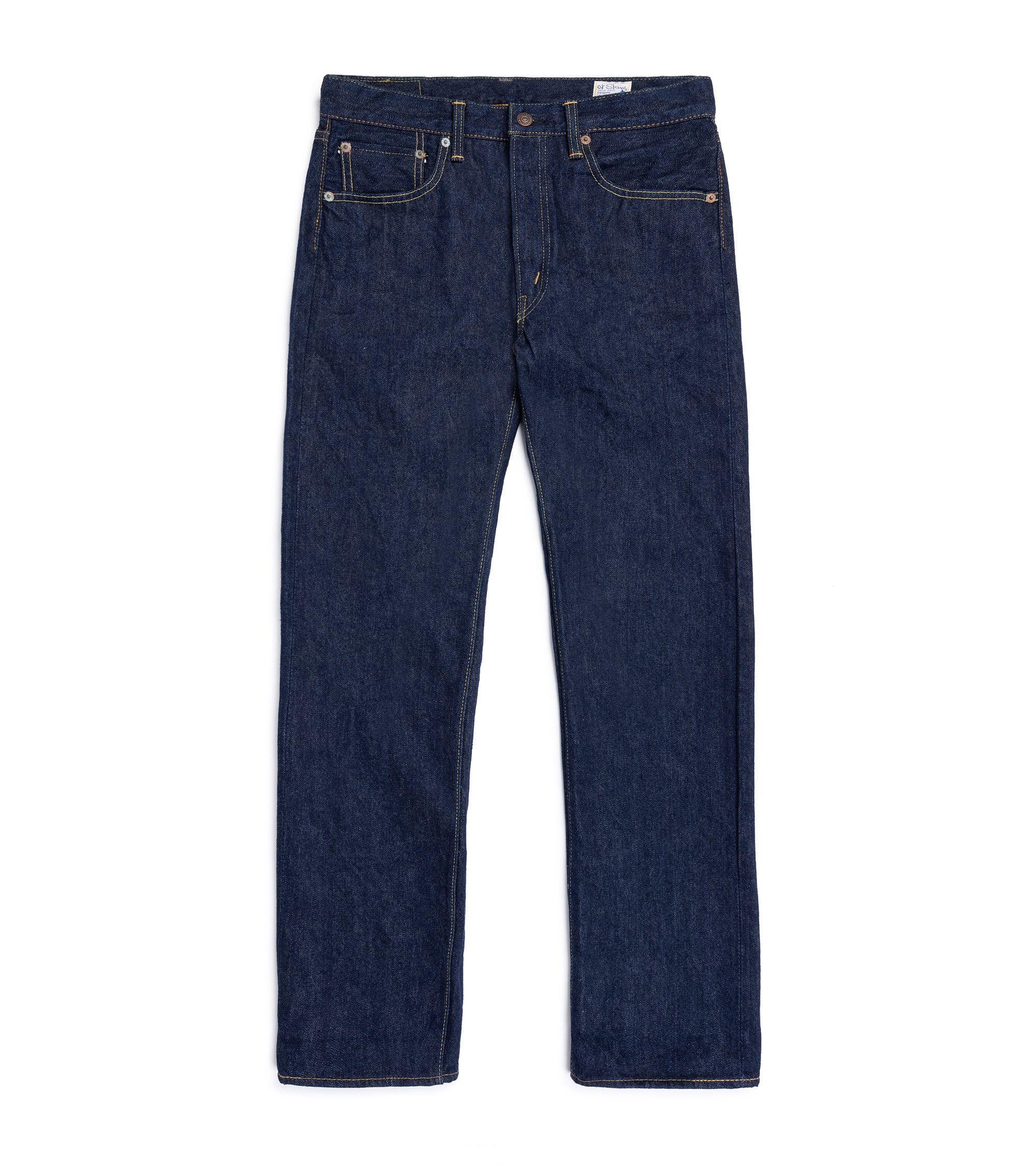 OrSlow 107 Ivy Fit Selvedge Denim: One Wash
