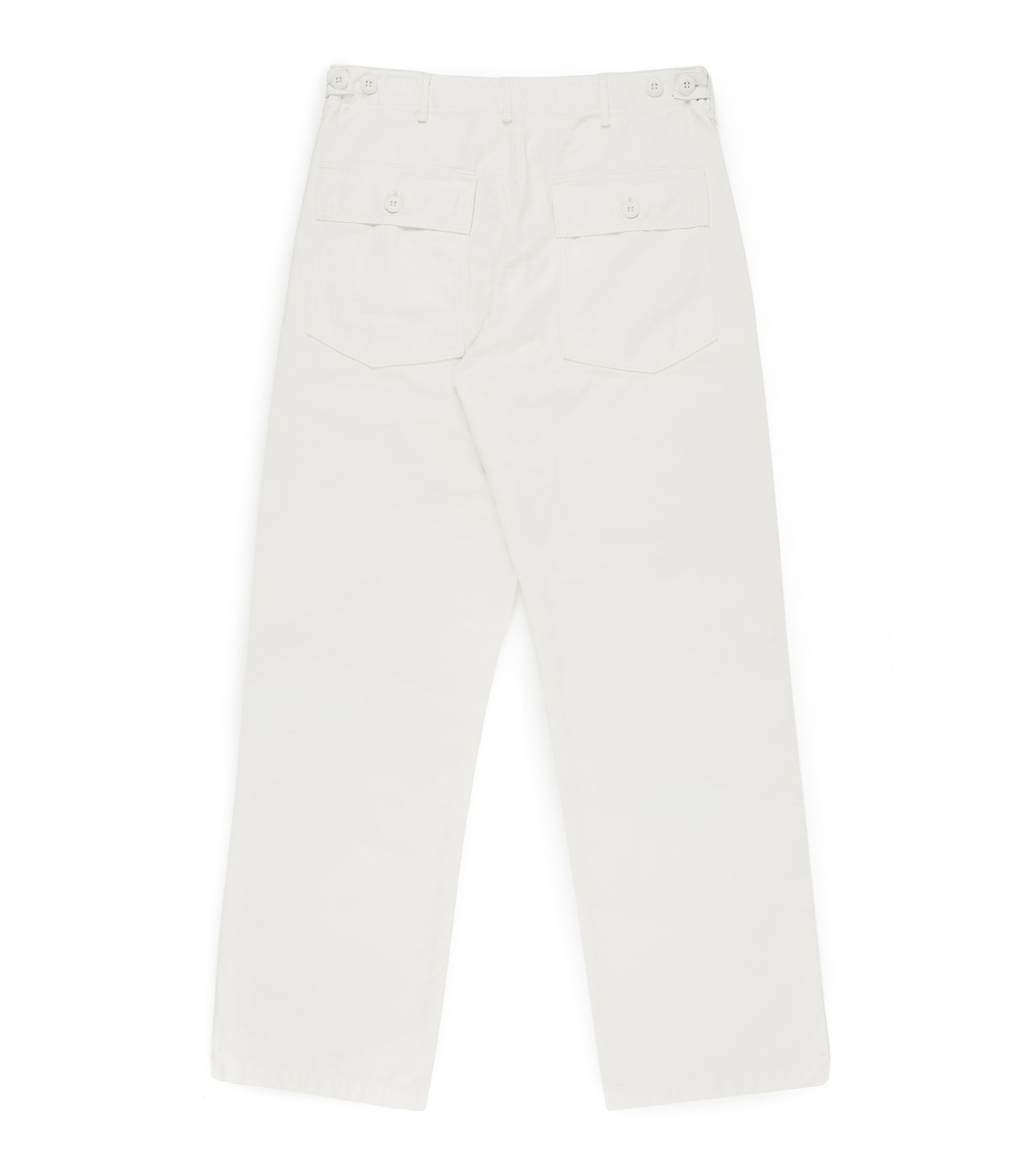 OrSlow U.S. Army Regular Fit Cotton Fatigue Pants: Ecru