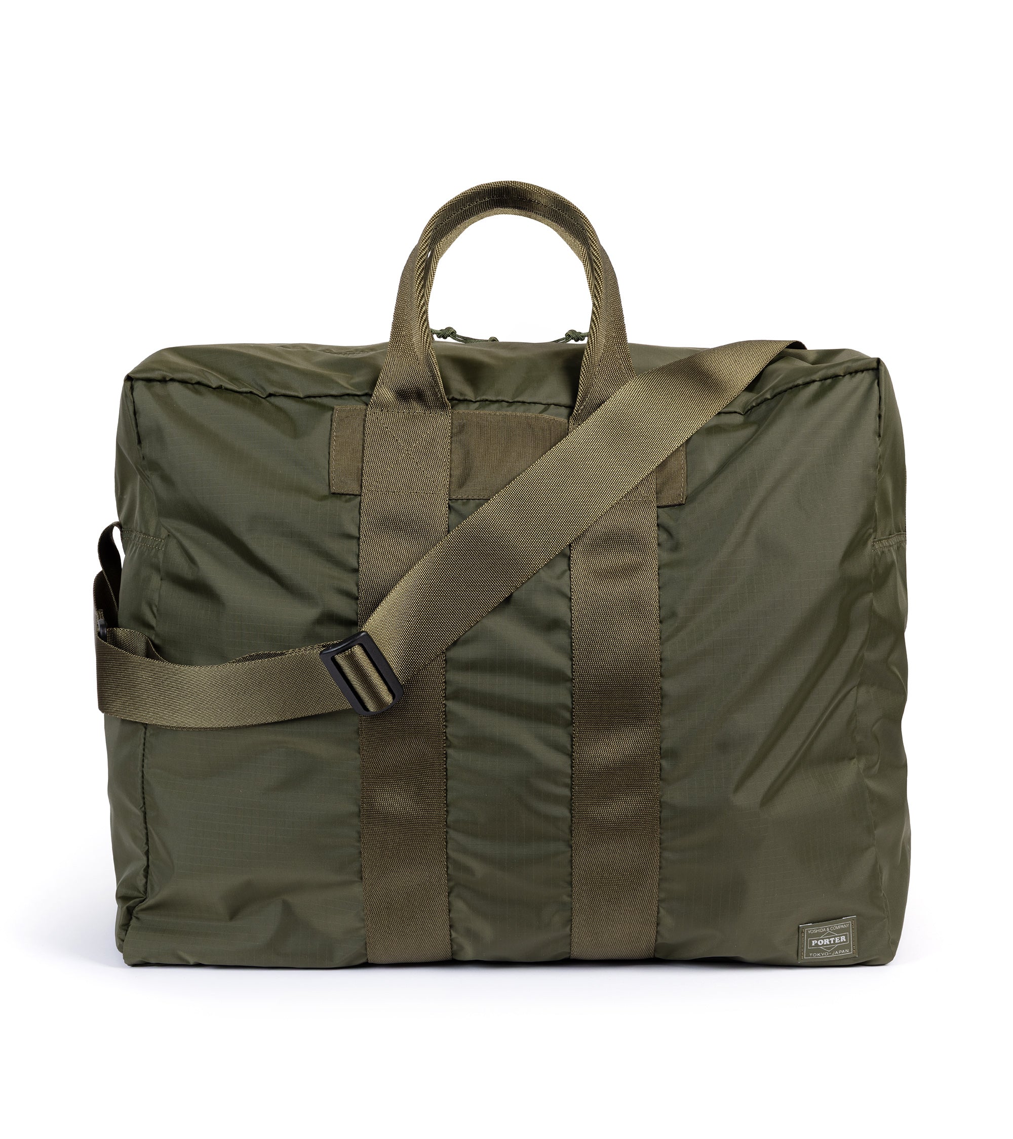 PORTER Flex 2Way Duffle Bag (S): Olive Drab