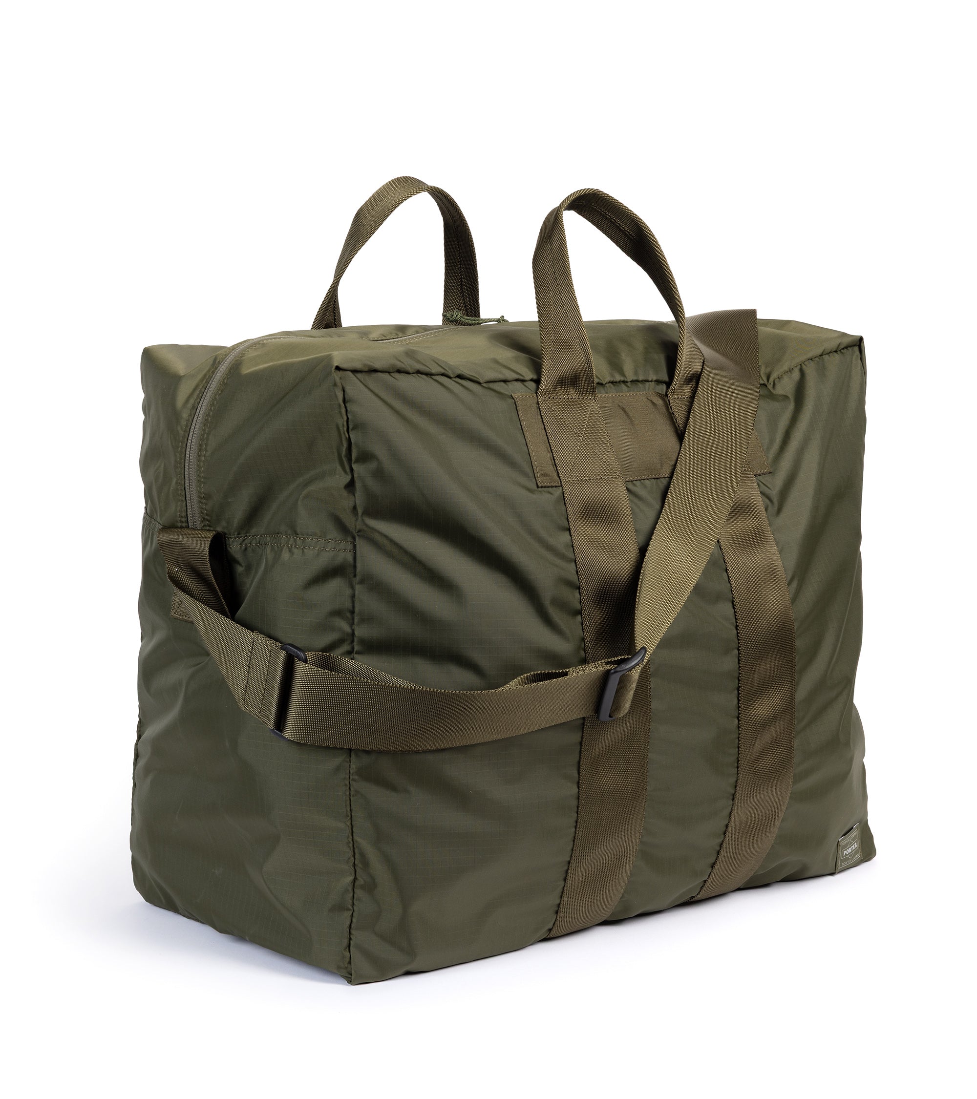 PORTER Flex 2Way Duffle Bag (S): Olive Drab