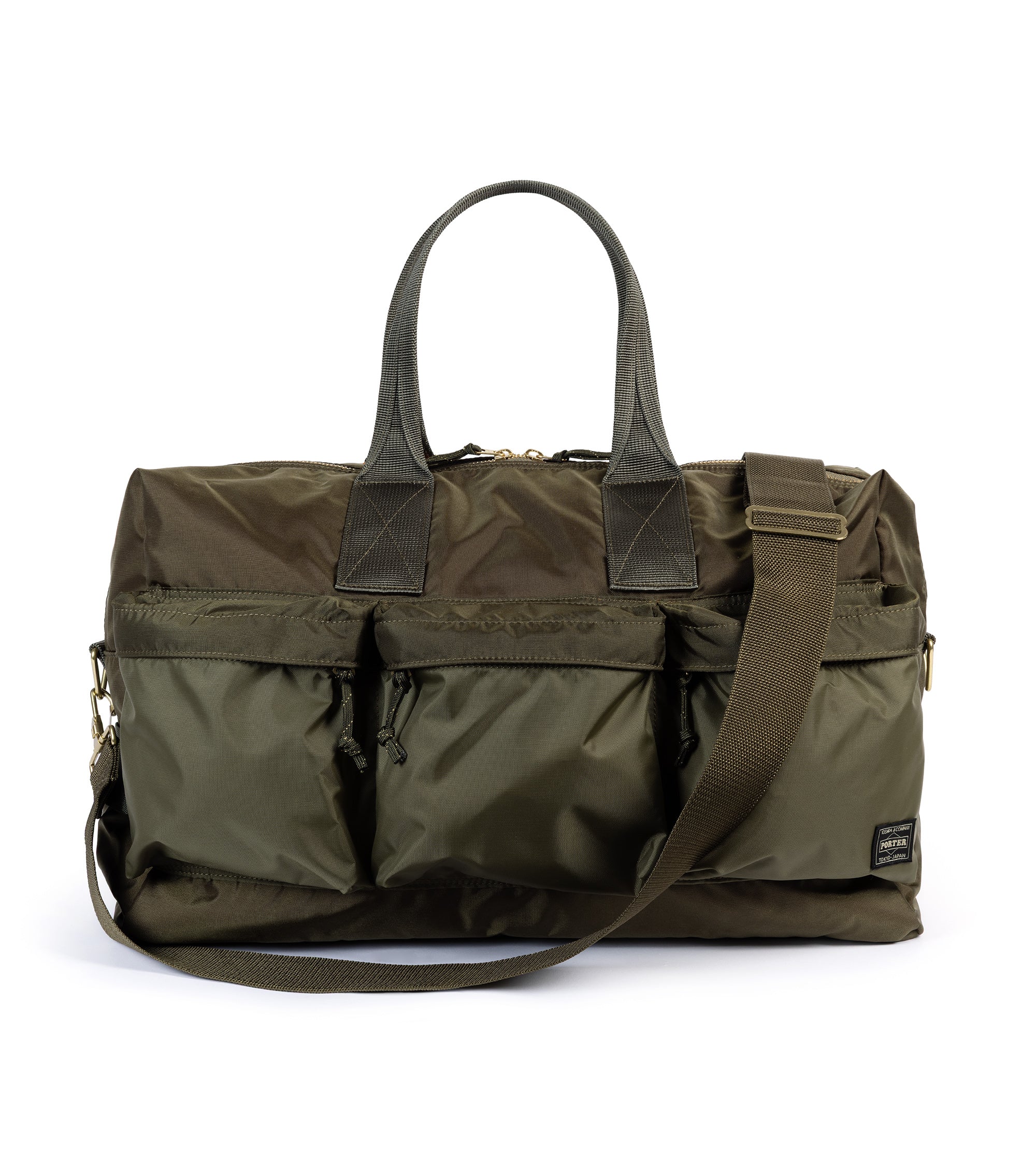 PORTER Force 2Way Duffle Bag: Olive Drab