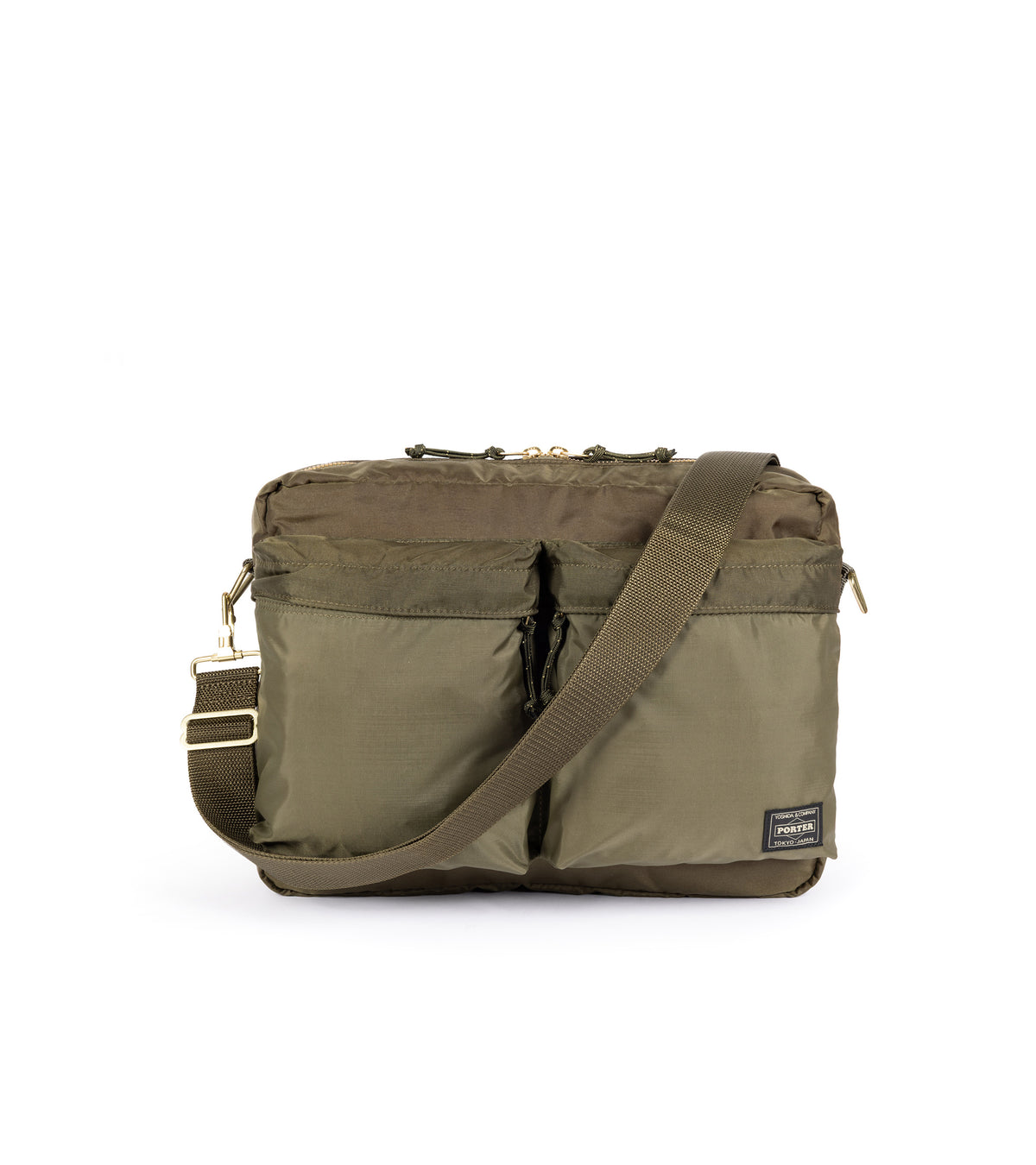 PORTER Force Shoulder Bag: Olive