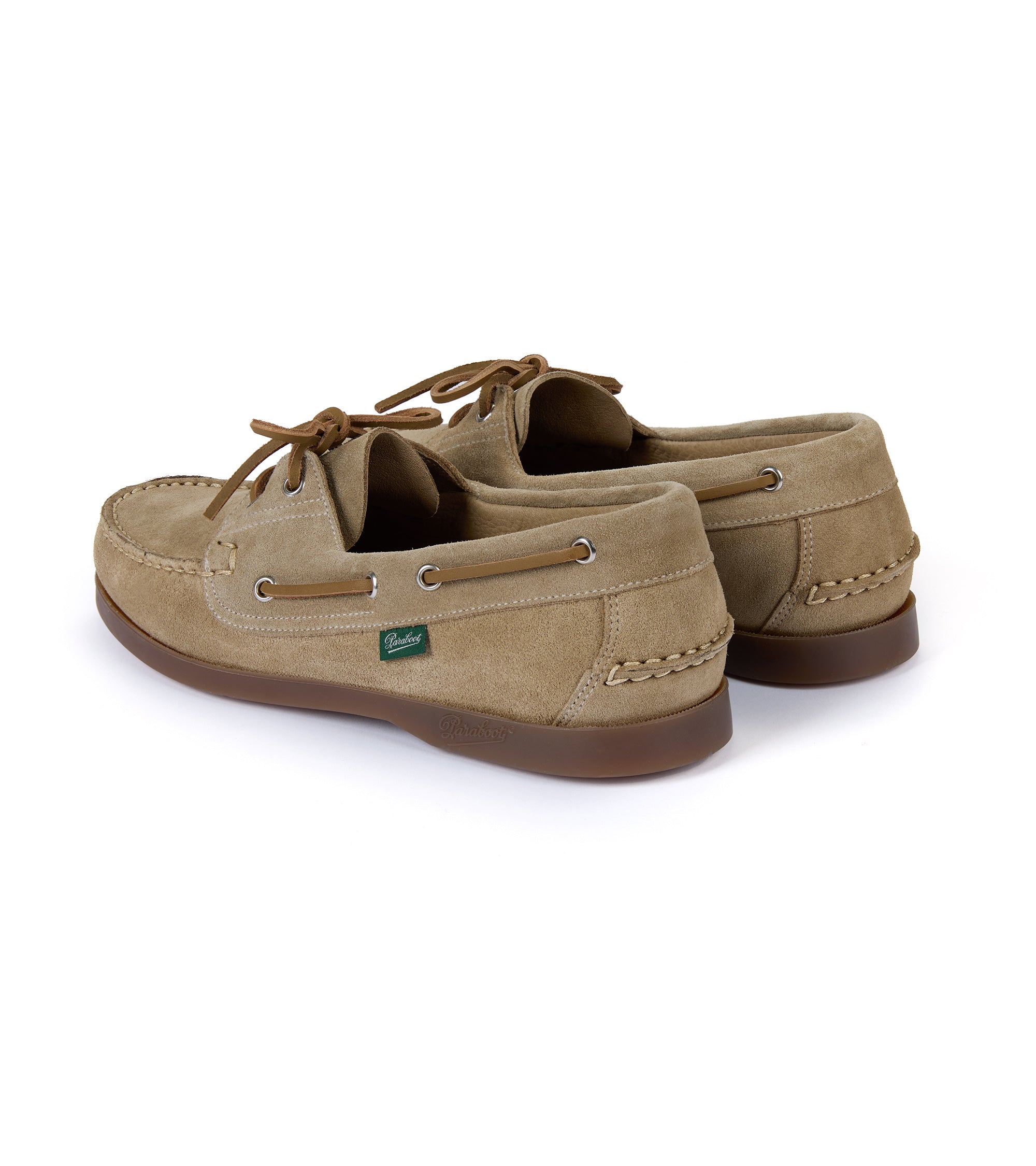 Paraboot Barth Suede Boat Shoe: Sand