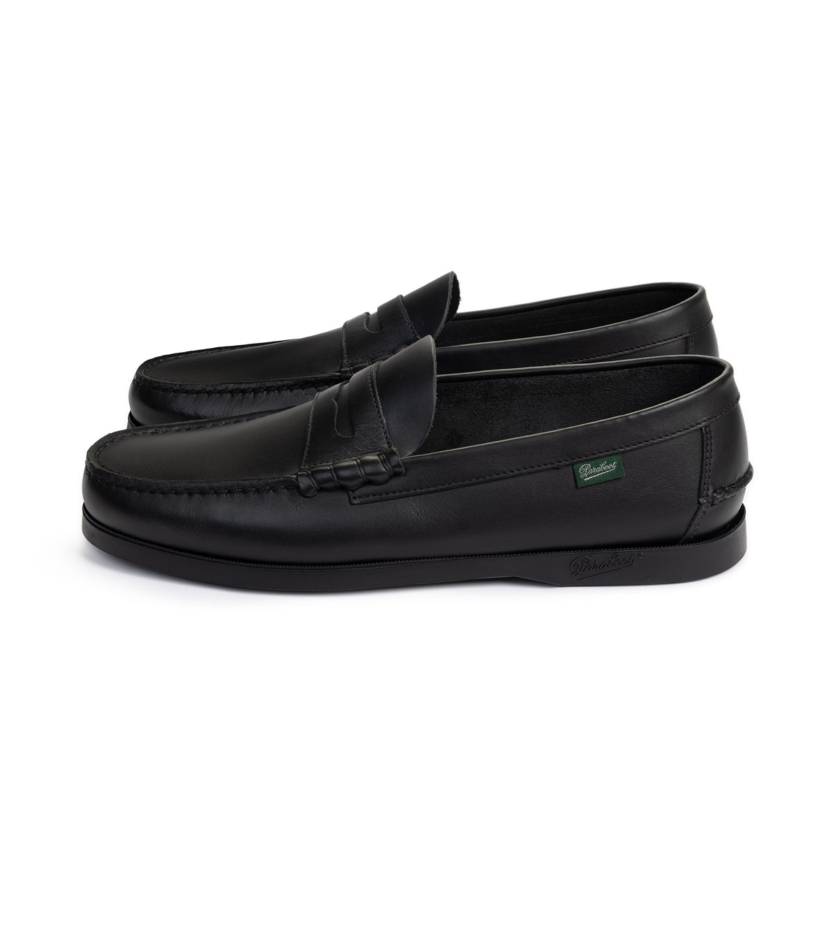 Paraboot Coraux Leather Loafer: Black