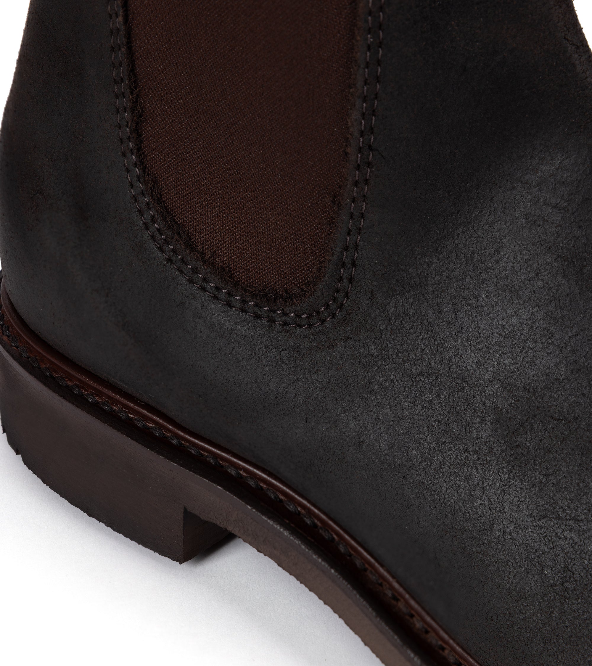 R.M. Williams for Trunk Gardener Waxed Suede Boot: Dark Brown