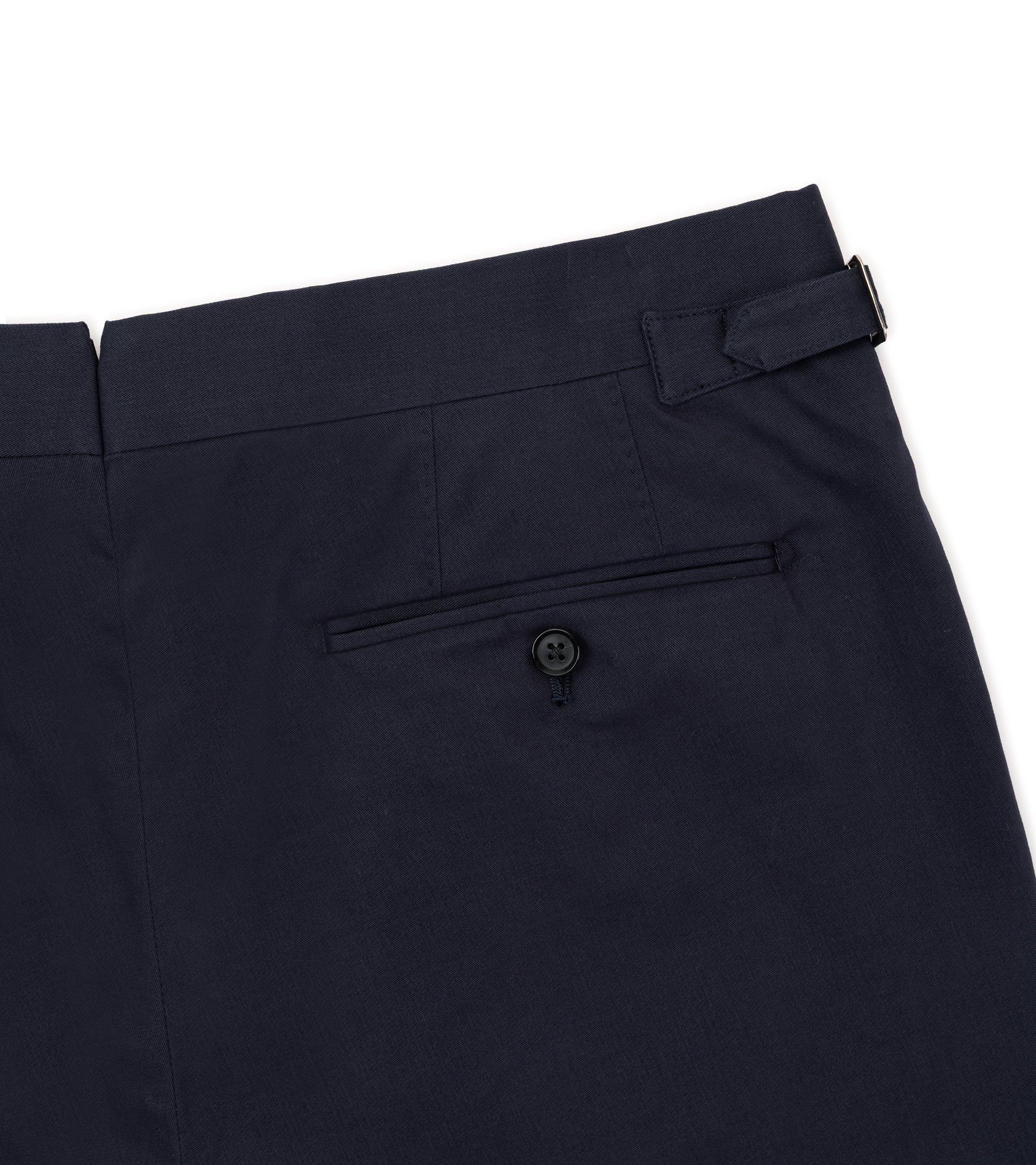 Ring Jacket Meister Cotton Cashmere Twill Suit: Navy