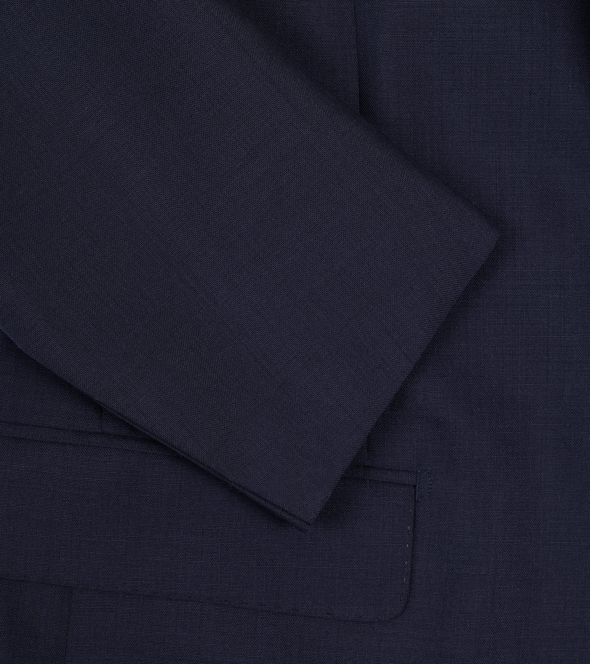 Ring Jacket Wool Mohair Suit: Navy