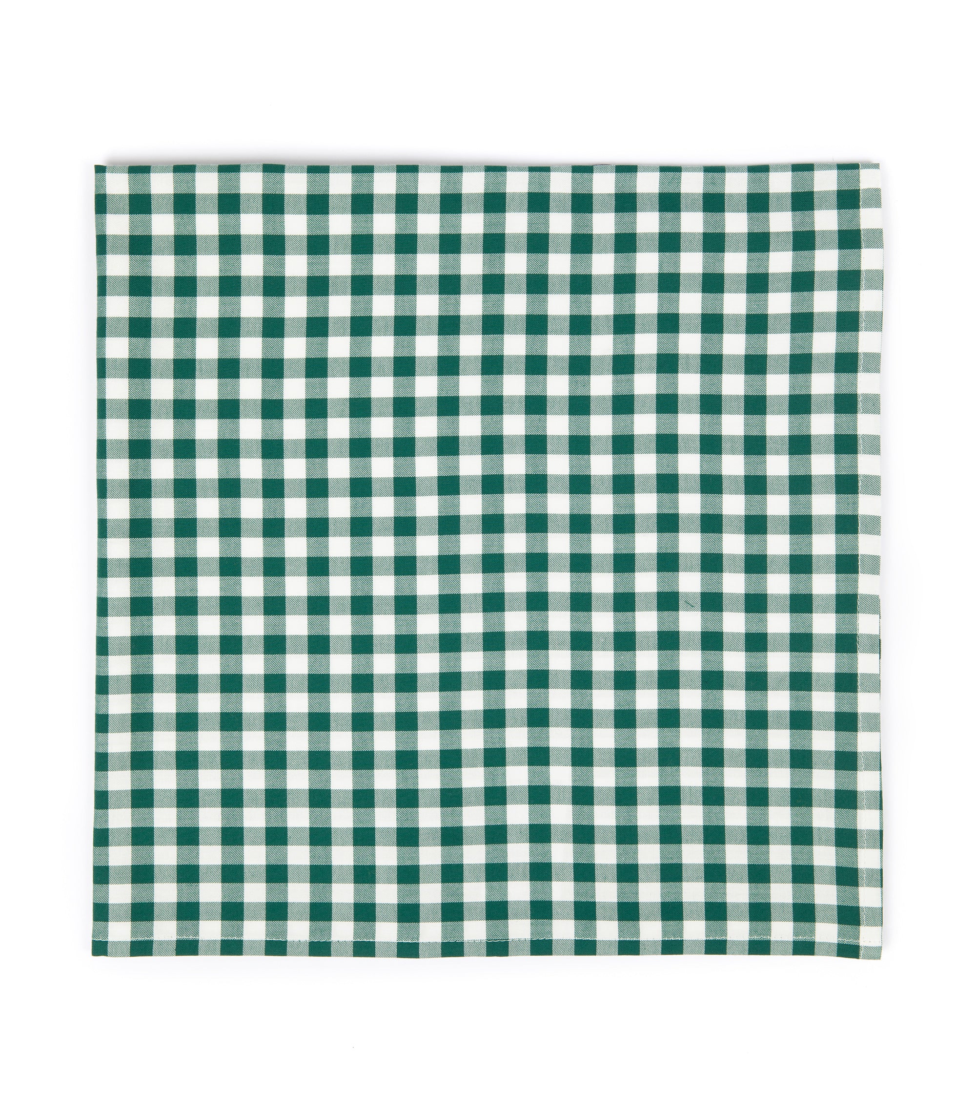 Rovi Lucca Cotton Flannel Gingham Garden Bandana: Bottle/Cream