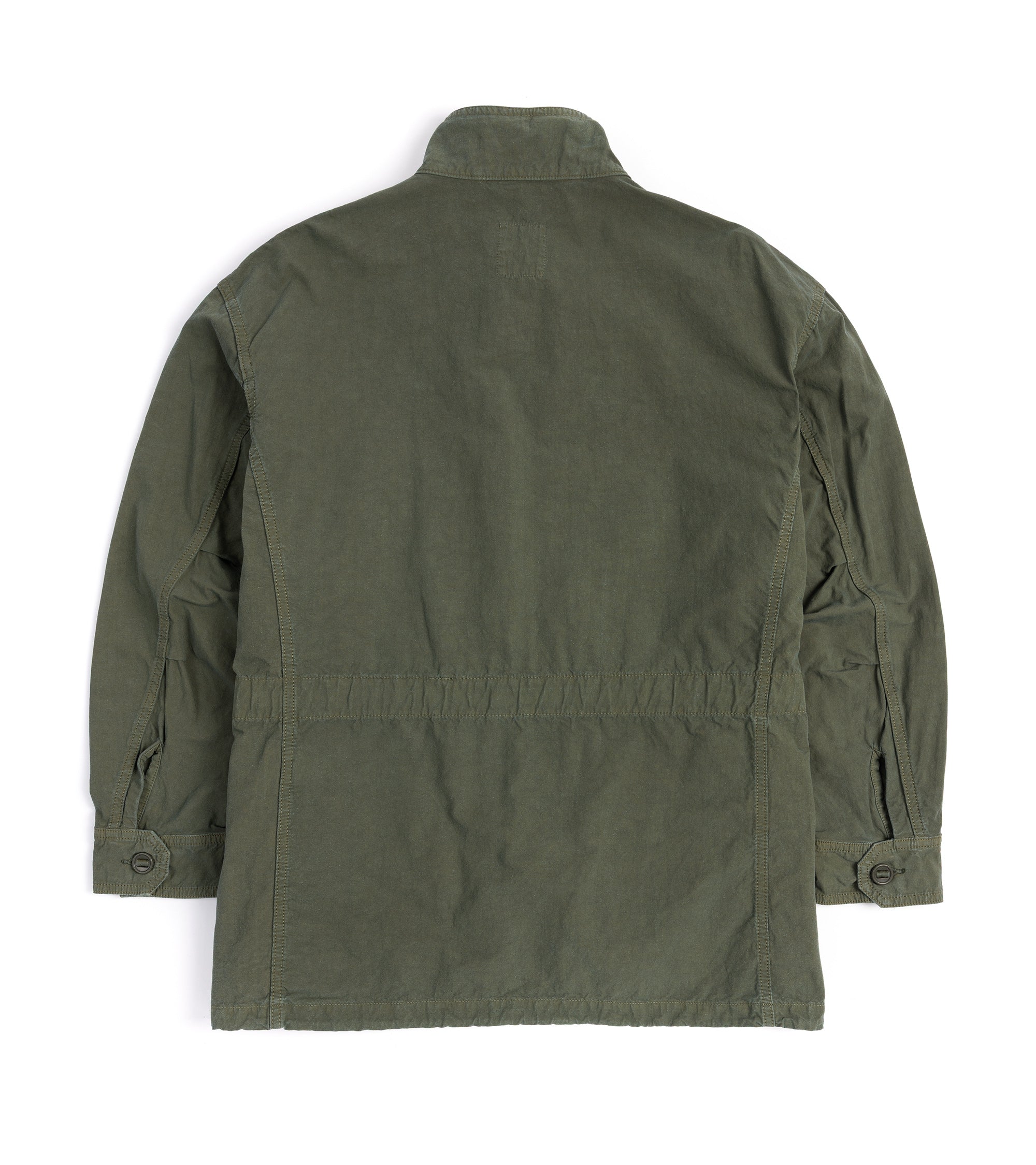 Sage de Cret High Density Cotton Hemp M-65 Jacket: Olive