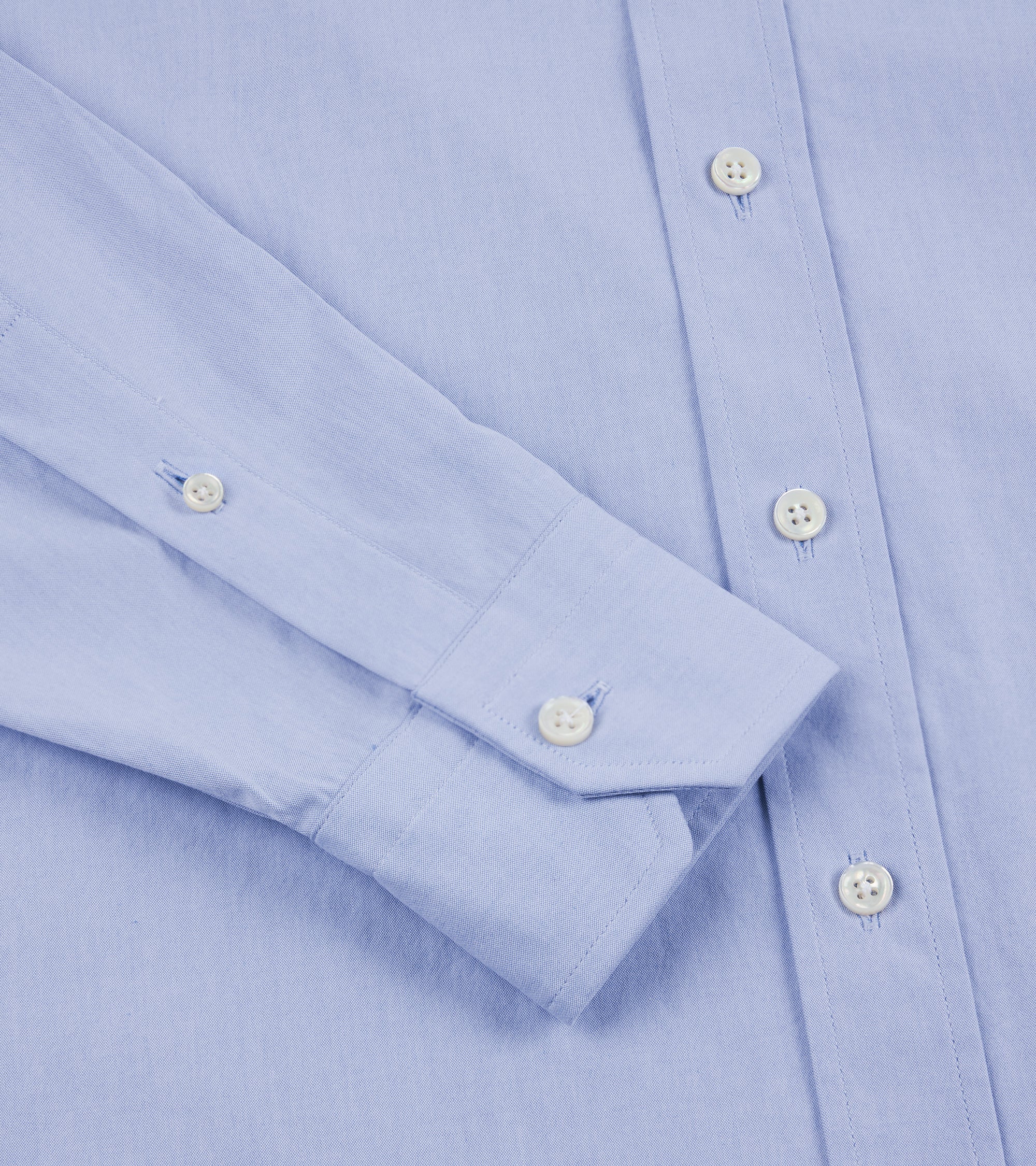 Salvatore Piccolo Cotton Canvas Shirt: Light Blue