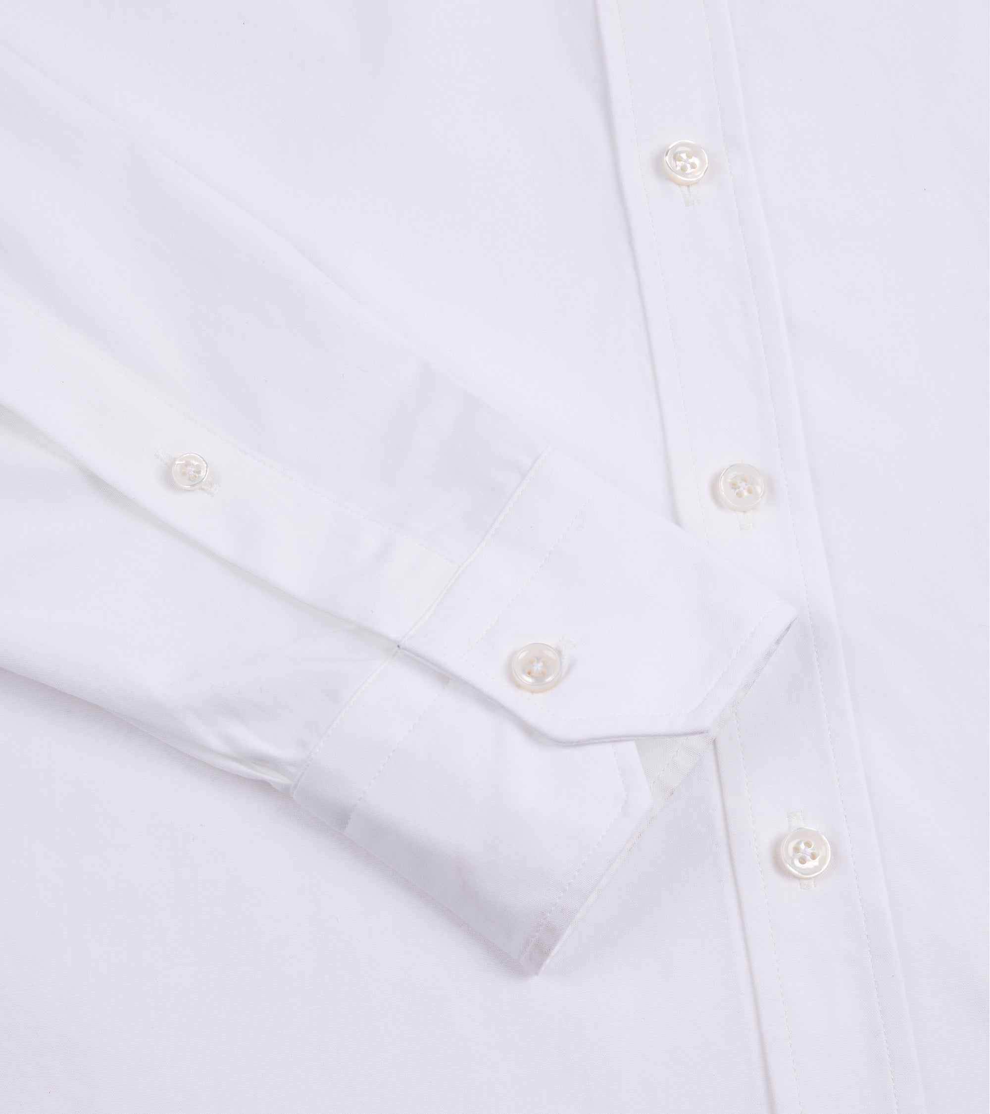 Salvatore Piccolo Cotton Canvas Shirt: White