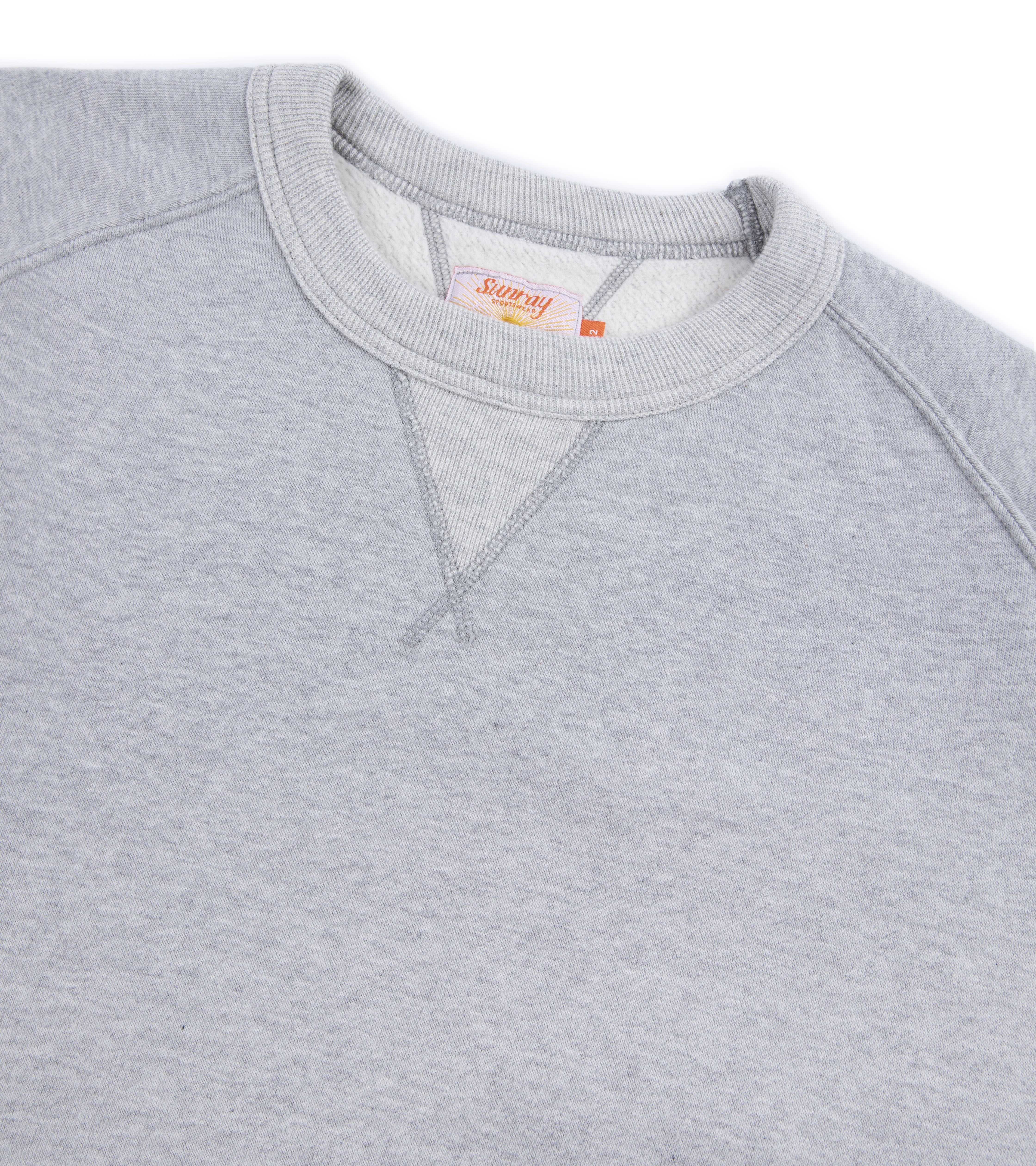 Sunray Sportswear Puamana Raglan Cotton Sweatshirt: Hambledon Grey