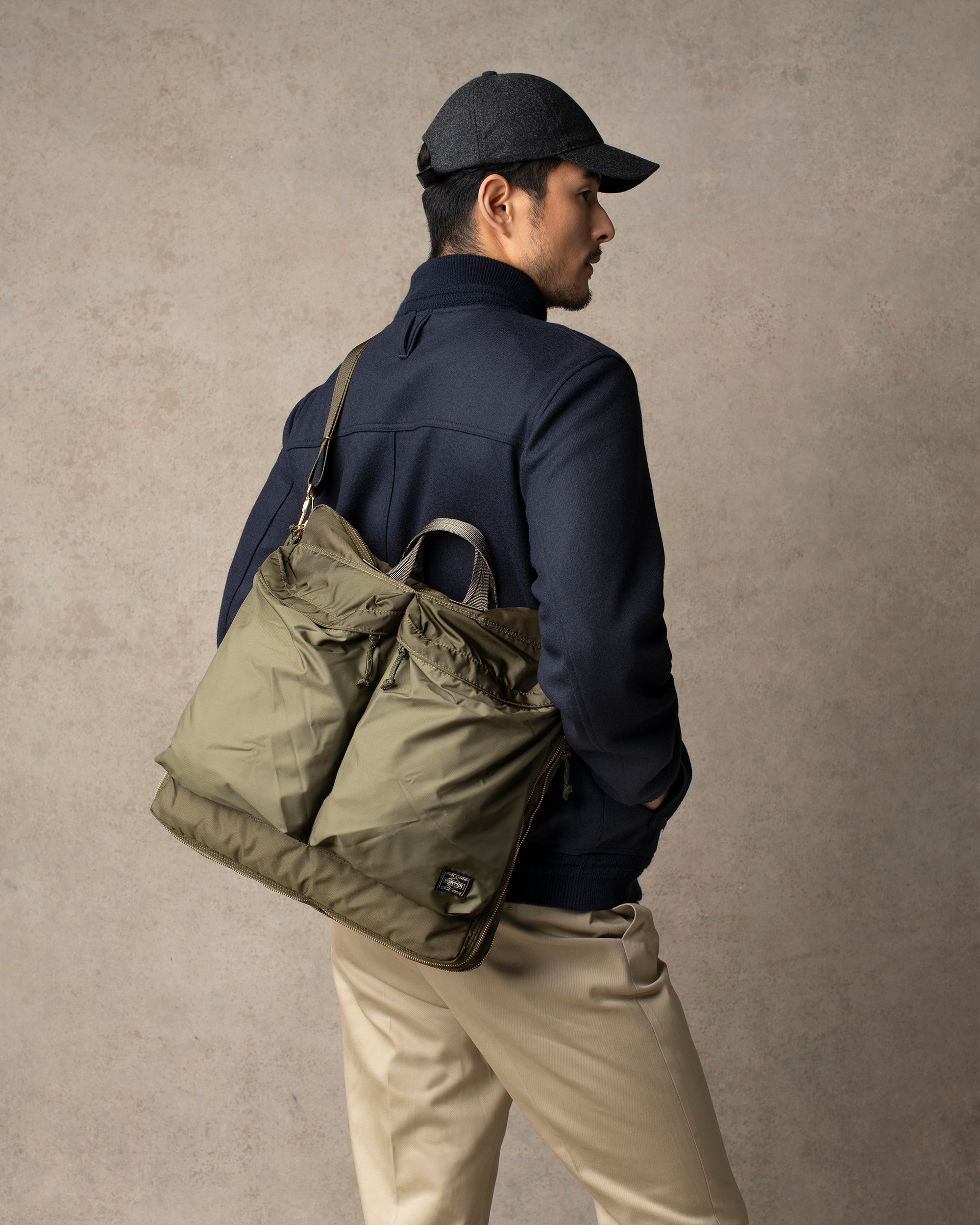 PORTER Force 2Way Helmet Bag: Olive