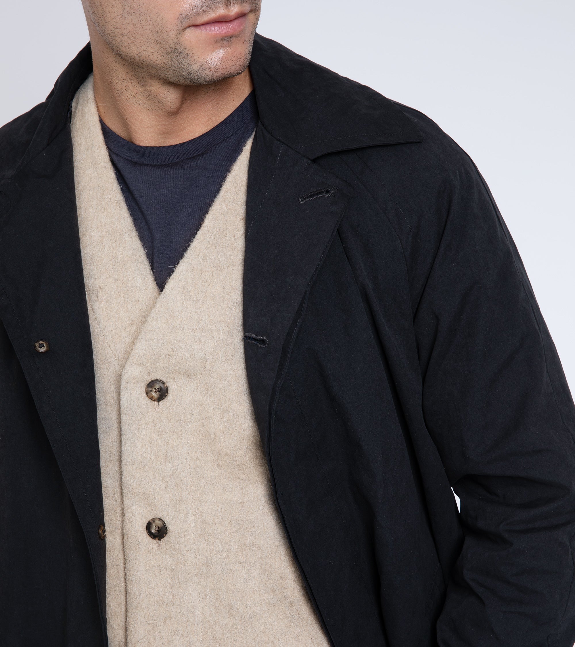 Valstar Humphrey Trench Coat: Navy