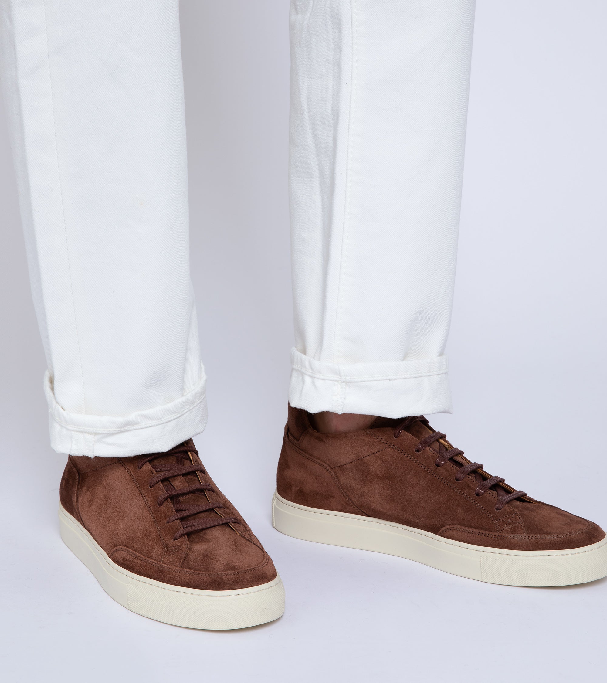 CQP Scion Suede Sneaker: Dusty Brown