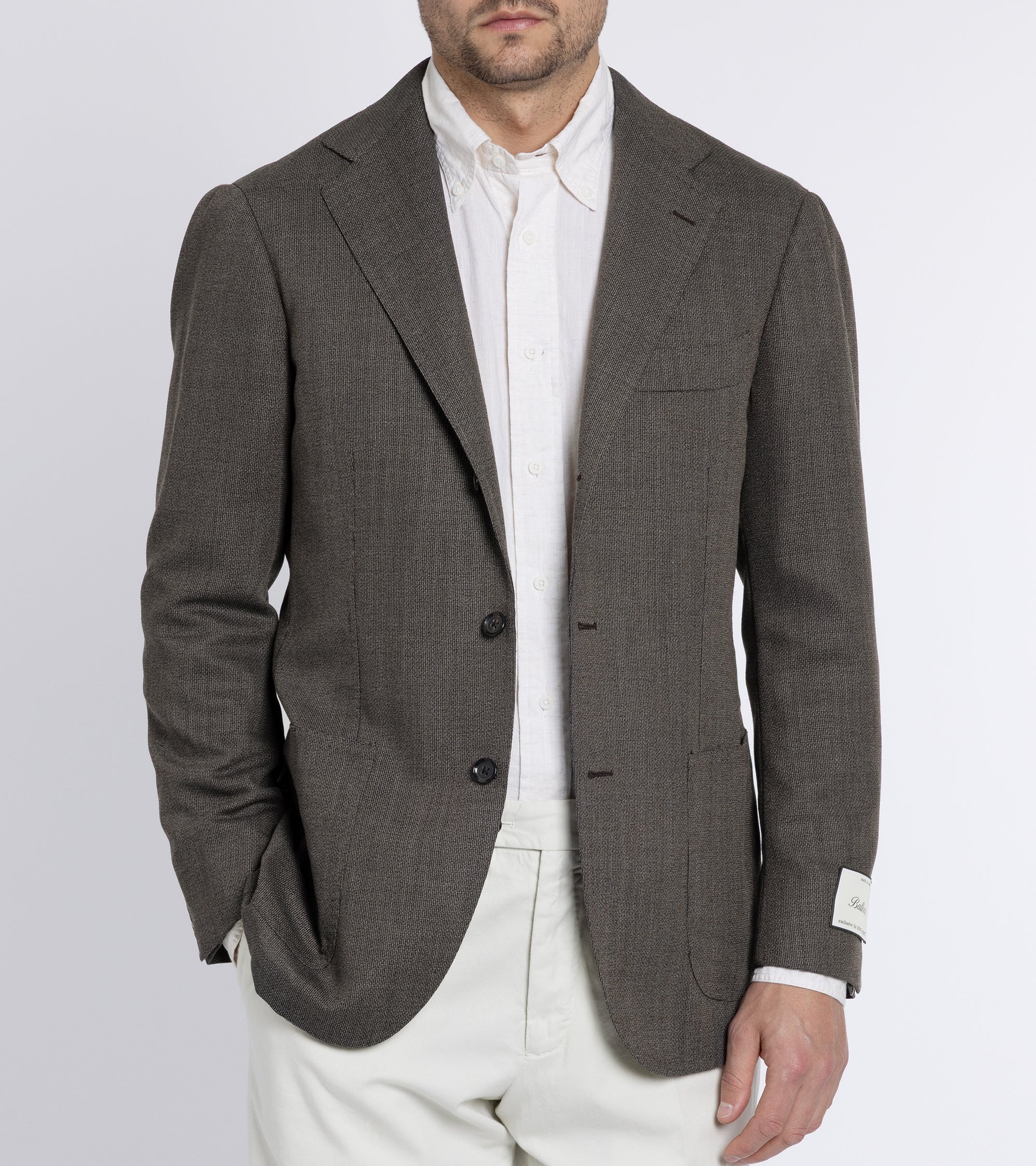 Ring Jacket Meister Wool Mesh Balloon Jacket: Brown