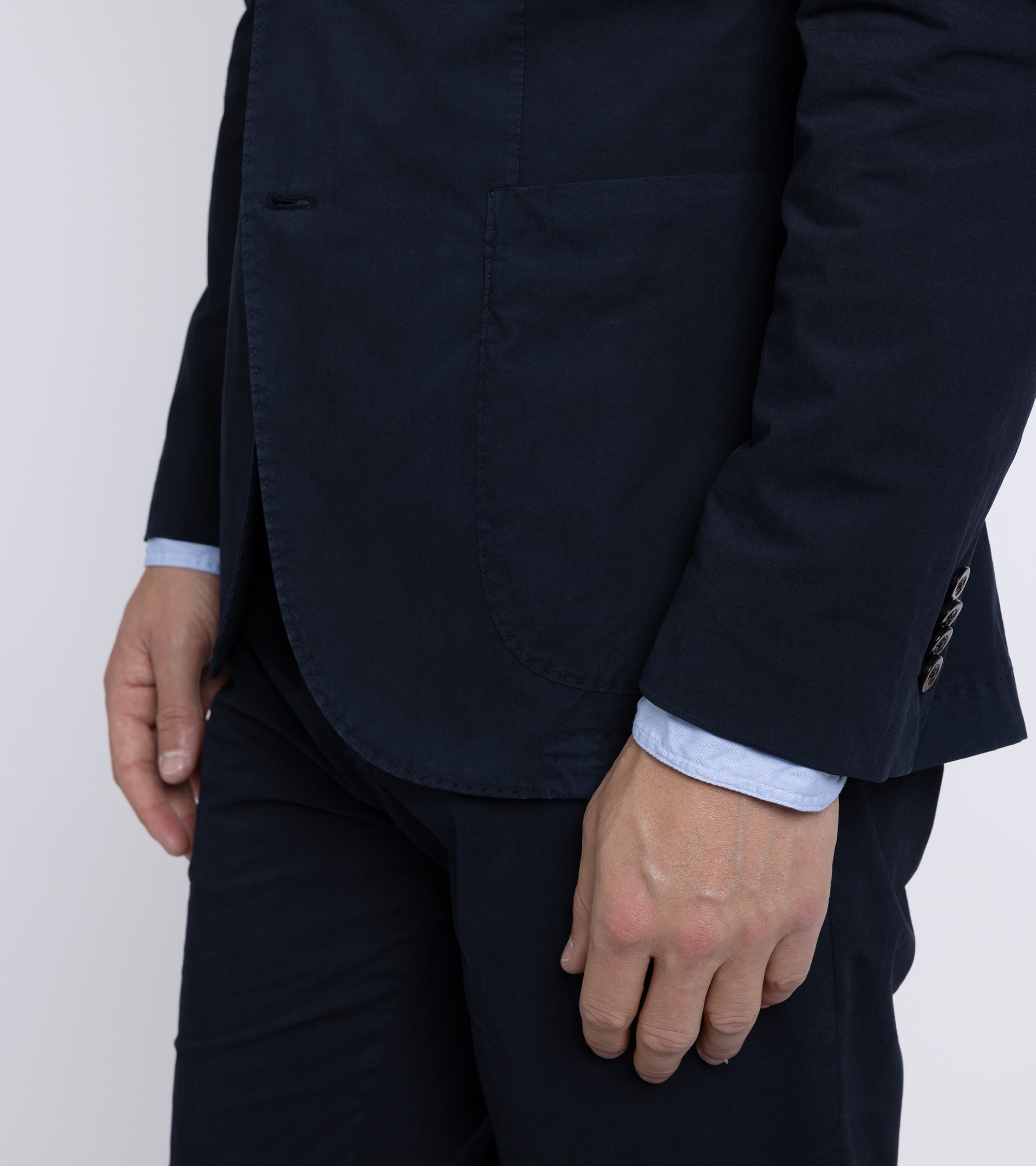 Boglioli Paper Cotton K Jacket: Navy