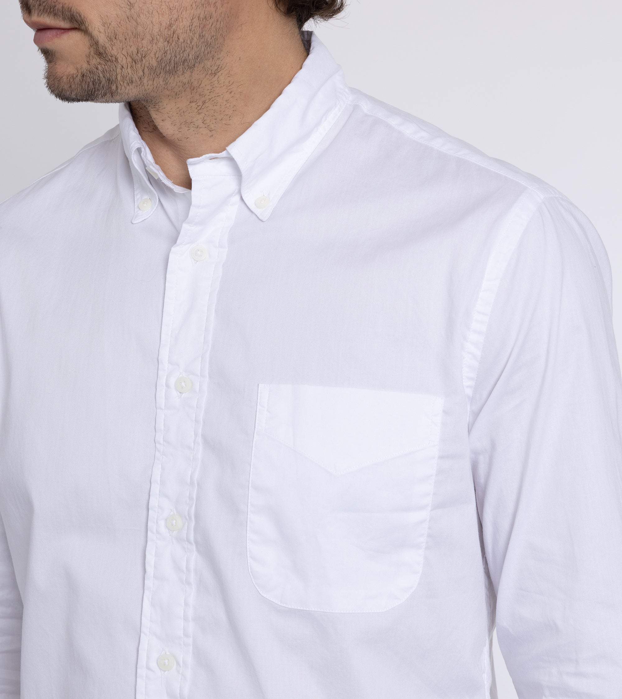 Gitman Vintage Zephyr Cotton Shirt: White