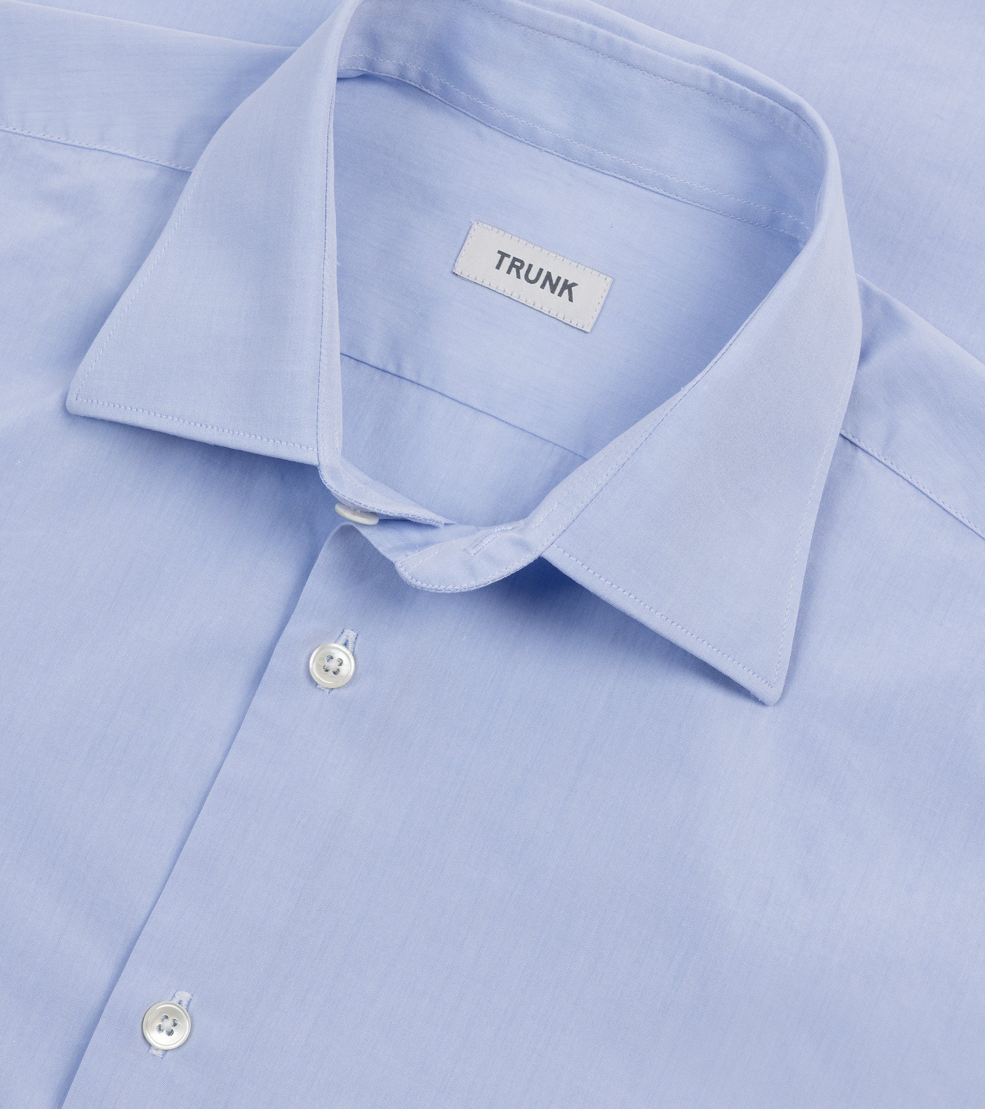 Trunk Allsop Cotton Poplin Formal Shirt: Light Blue