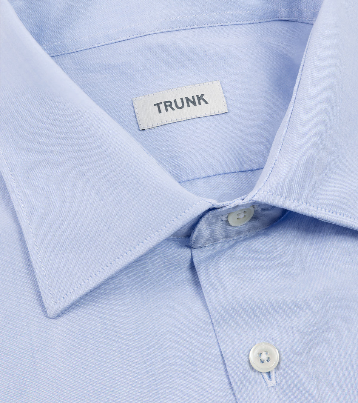 Trunk Allsop Cotton Poplin Formal Shirt in light blue, product photo.