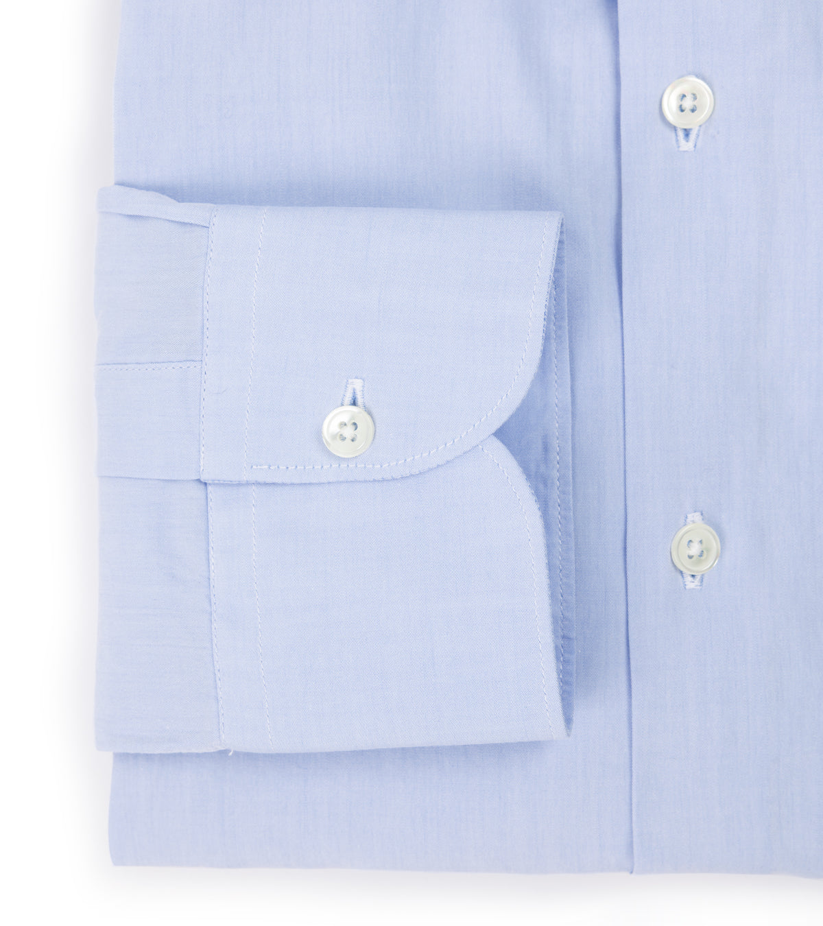 Trunk Allsop Cotton Poplin Formal Shirt in light blue, product photo.