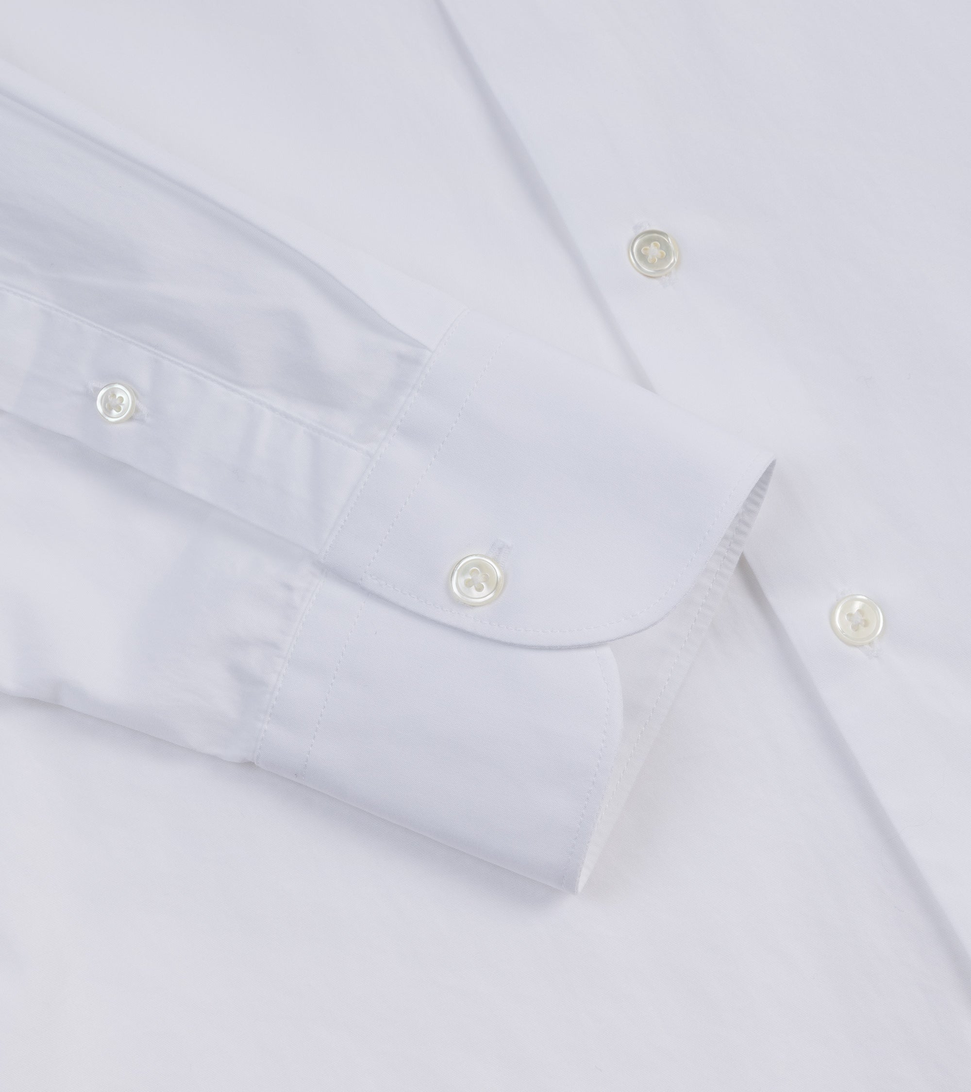 Trunk Allsop Cotton Poplin Formal Shirt: White