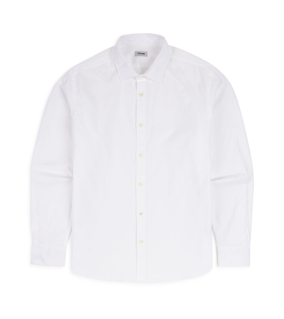 Trunk Austin Cotton Oxford Shirt: White