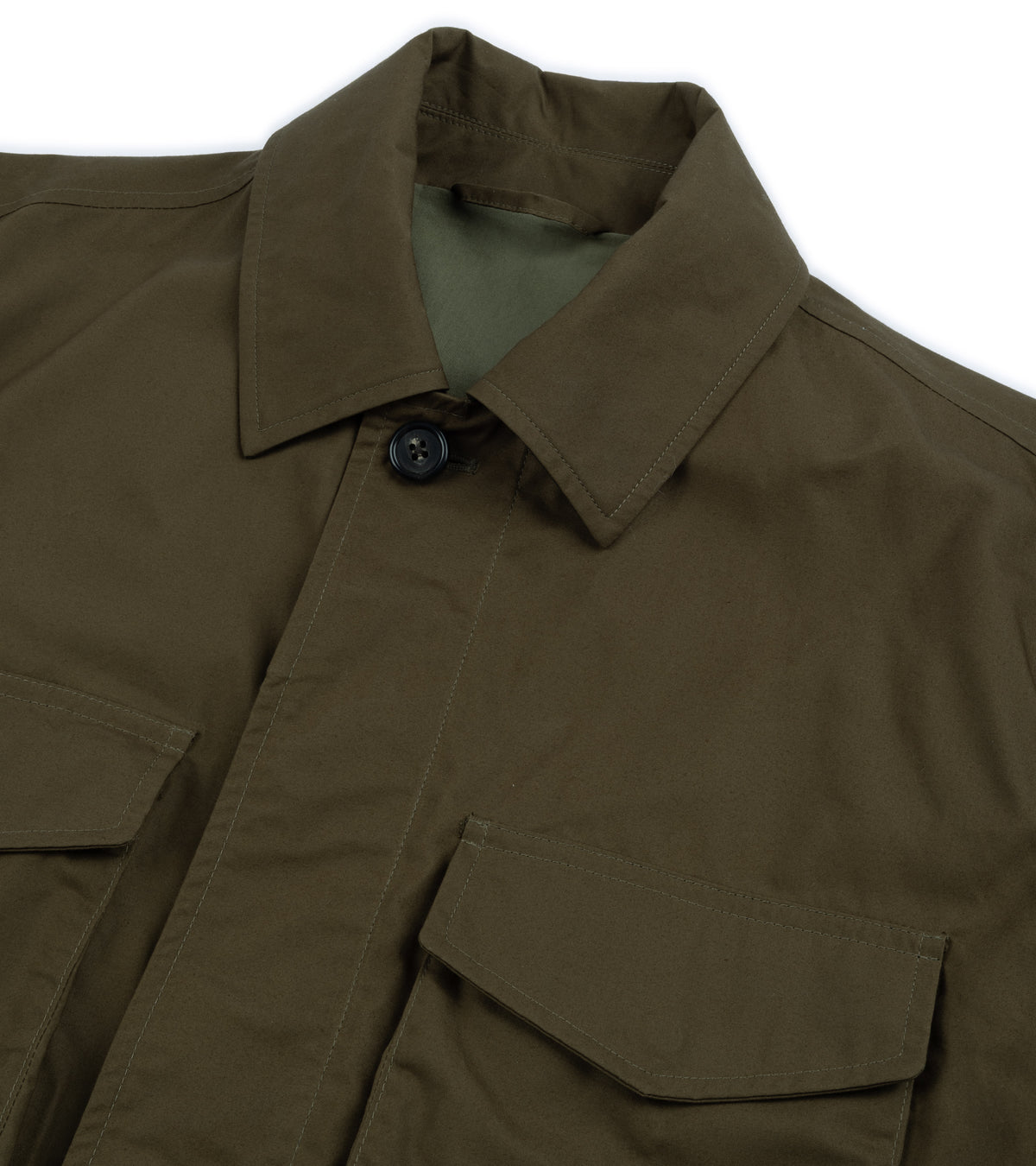 Trunk Blandford Waxed Cotton Field Jacket: Olive