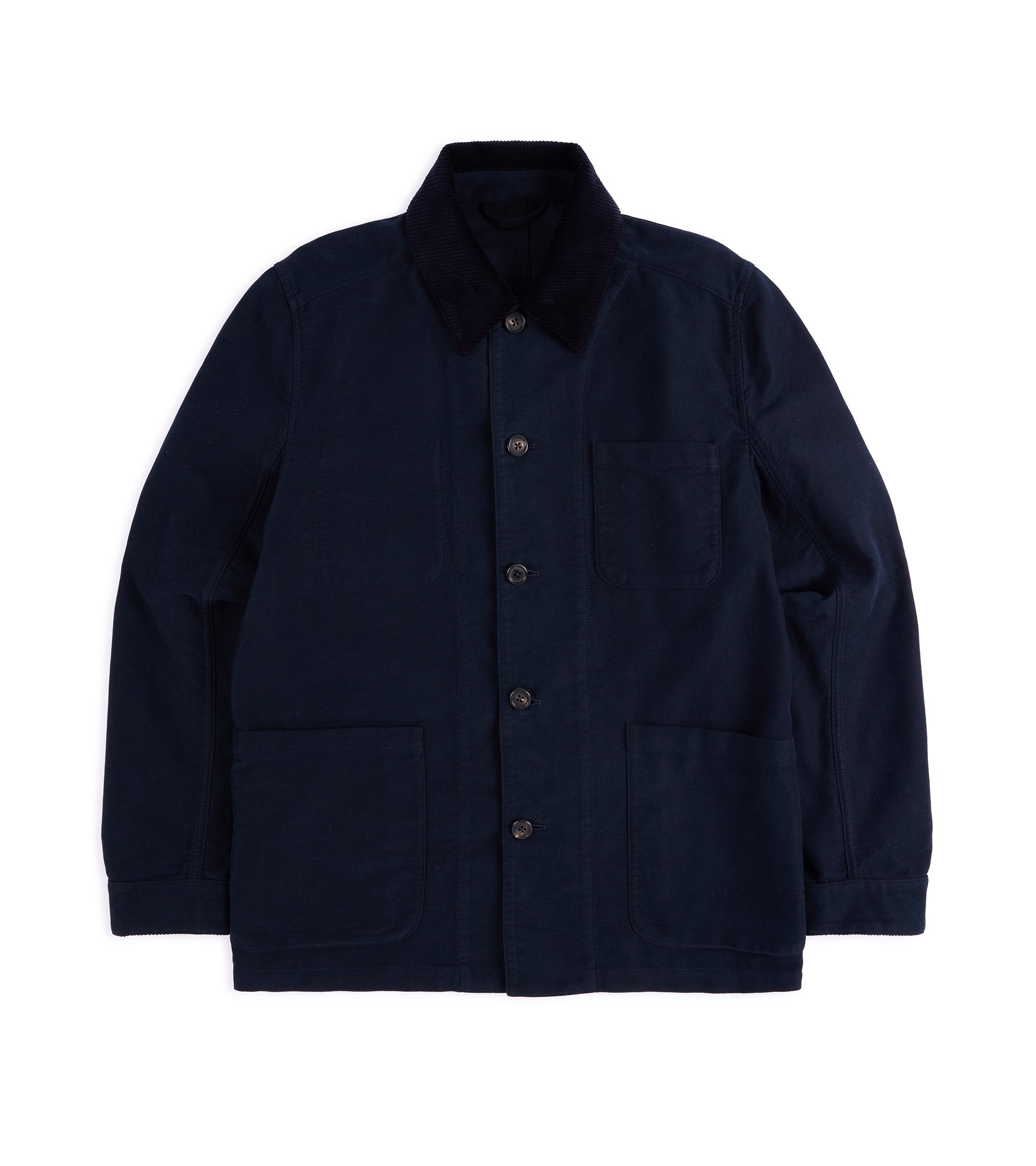 Trunk Coleman Cotton Moleskin Chore Jacket: Navy