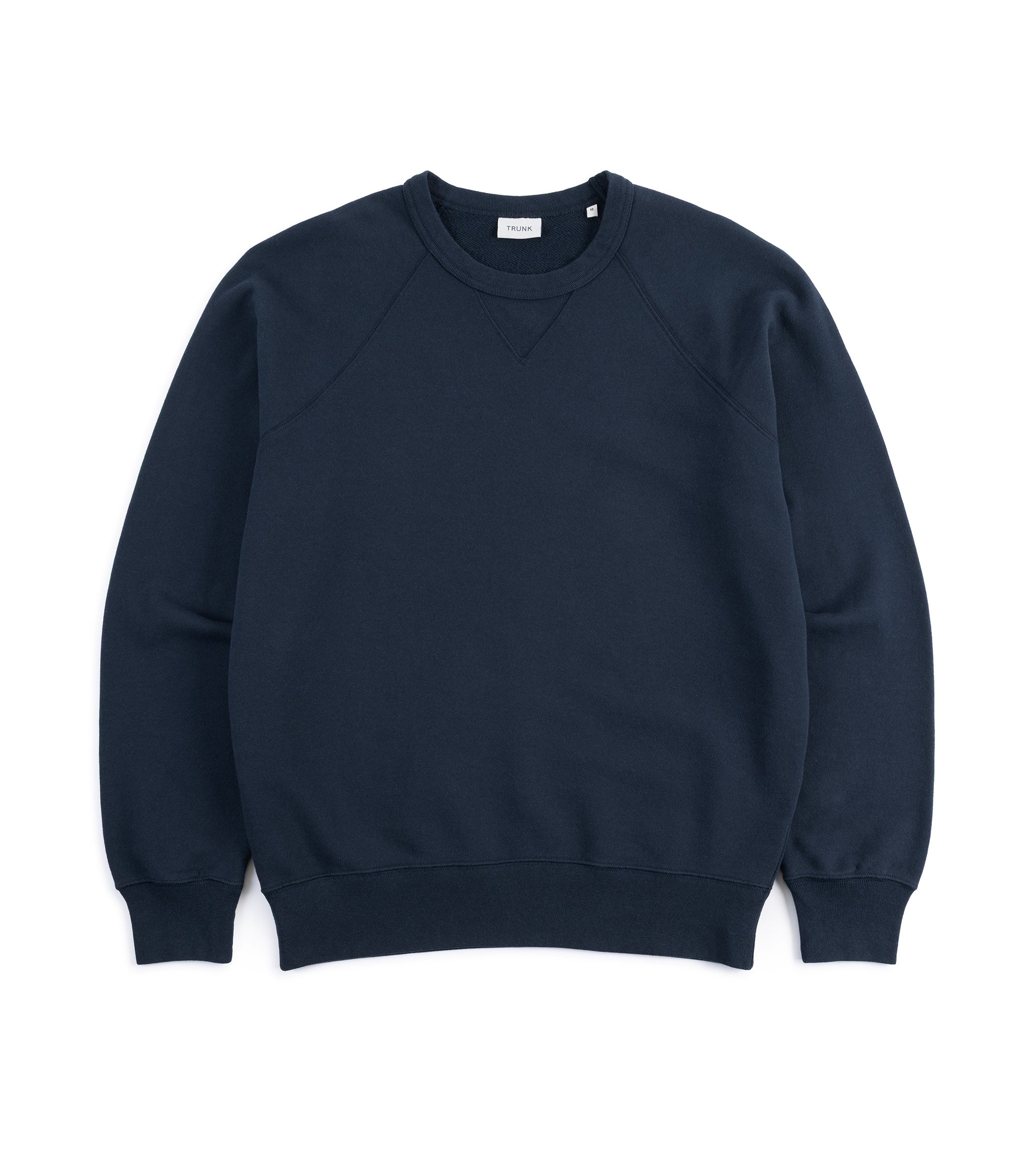 Trunk Cooper Cotton Crew Neck Sweatshirt: Navy